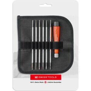 BỘ TUA VÍT MỞ LINH KIỆN ĐIỆN TỬ 6 BITS 12 ĐẦU PB SWISS TOOLS PB 513.CN