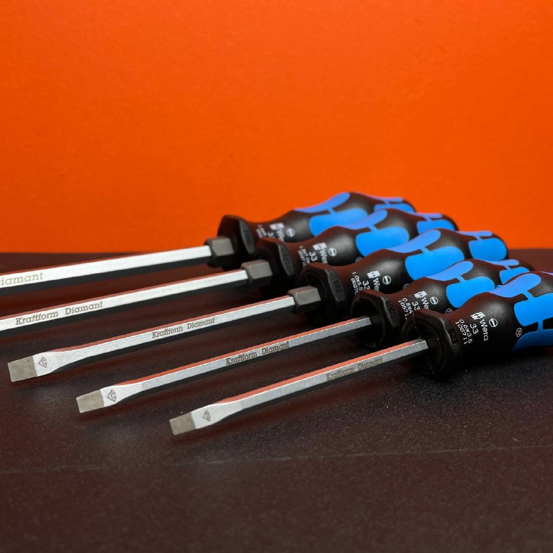 BỘ TUA VÍT DẸP WERA KRAFTFORM PHỦ KIM CƯƠNG GỒM 5 CÂY 05259254001 - Ảnh 4