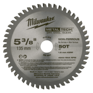 LƯỠI CẮT KIM LOẠI MILWAUKEE 50T 137MM