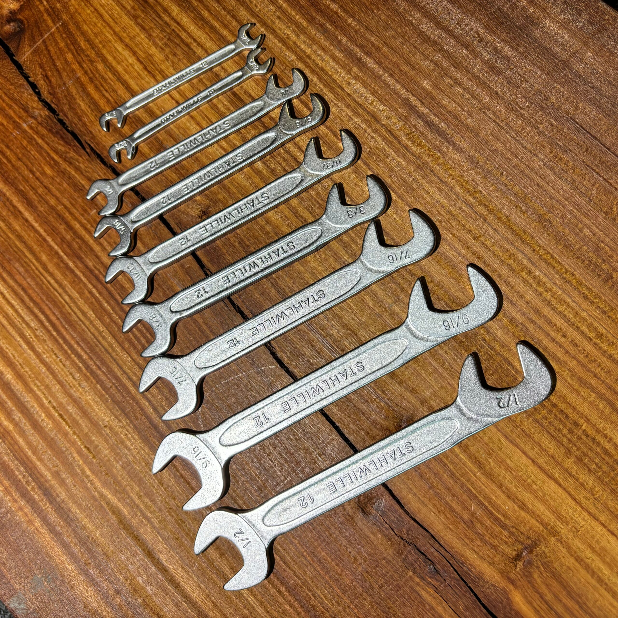 SET 9 CỜ LÊ SMALL 2 ĐẦU MỞ HỆ INCH NGHIÊNG 15 VÀ 75 ĐỘ - Ảnh 3