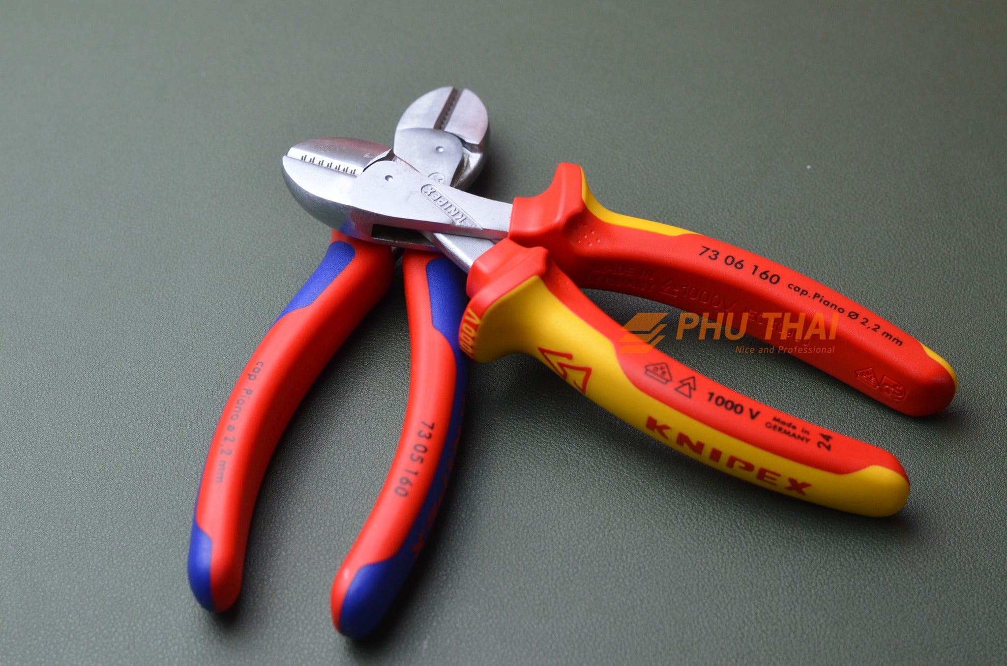 KÌM CẮT KNIPEX X-CUT® THÂN MẠ CHROME CÁCH ĐIỆN 1000V 73 06 160 - Ảnh 3