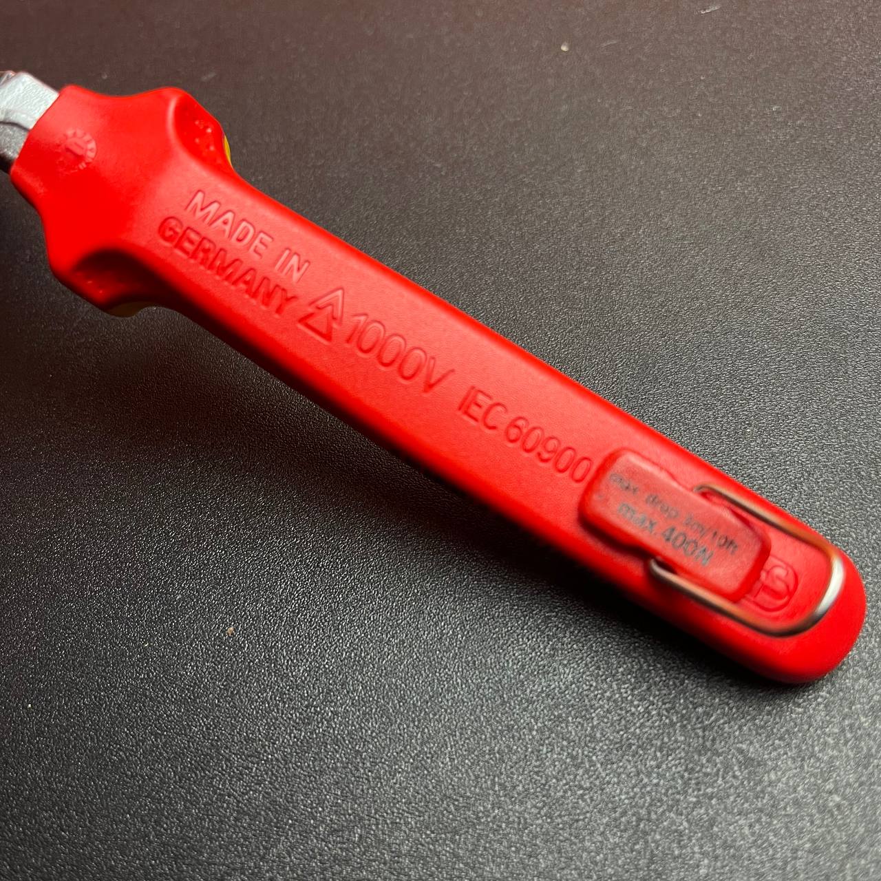 KÌM ĐA NĂNG KNIPEX CÁCH ĐIỆN 1000V CÓ LÒ XO VÀ MÓC TREO, DÀI 200 MM 13 96 200 T - Ảnh 3