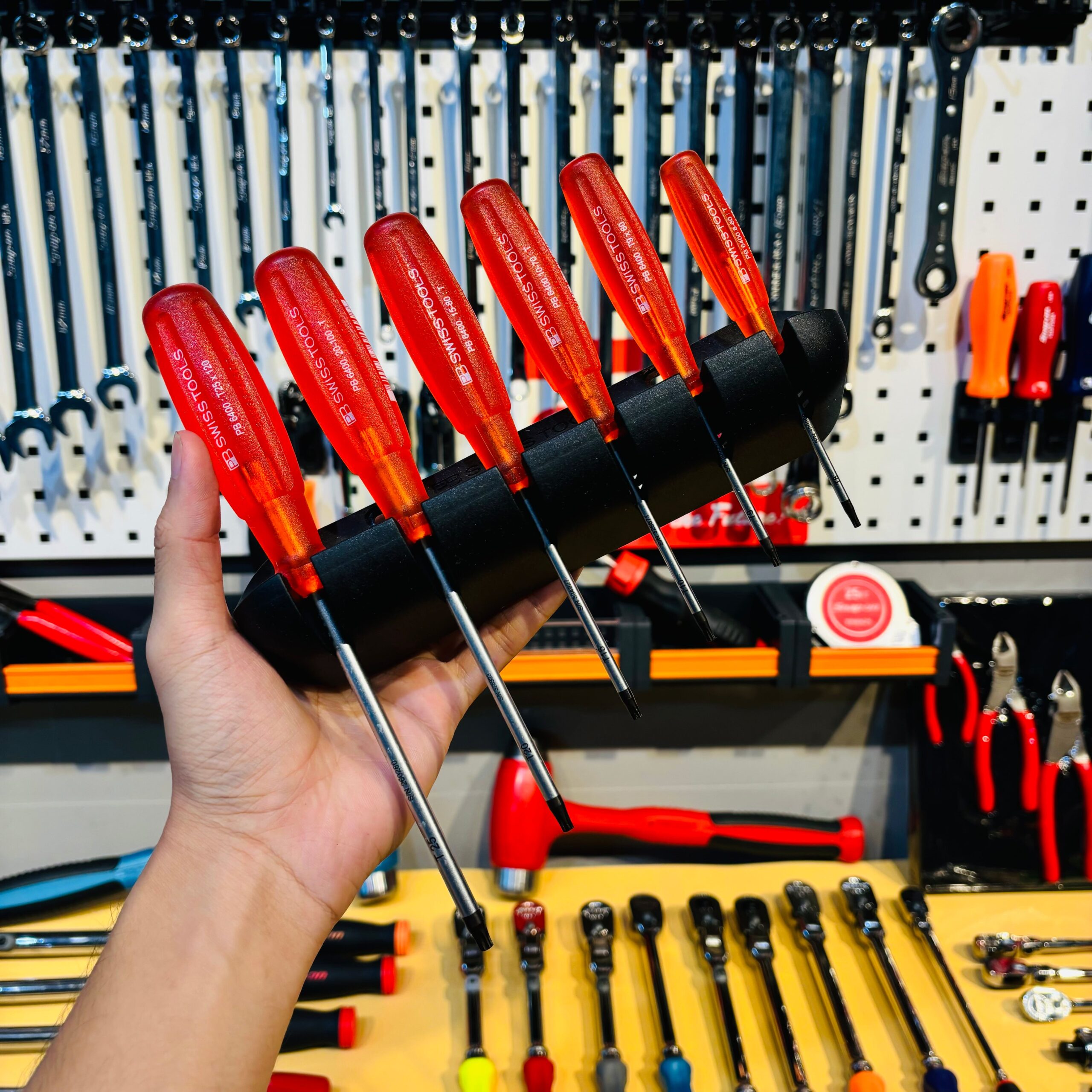 BỘ TUA VÍT DÒNG MULTICRAFT 6 CÂY HOA THỊ TORX PB SWISS TOOLS PB 6440 - Ảnh 4