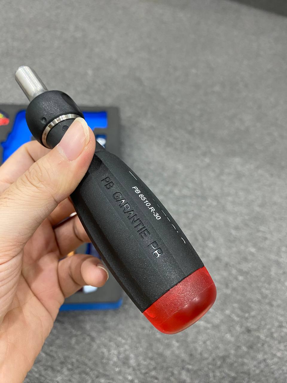 TUA VÍT TỰ ĐỘNG CÓ ĐẢO CHIỀU VÀ 10 ĐẦU BITS 1/4 INCH PB 6510.R-30 DÀI 159MM - Ảnh 3