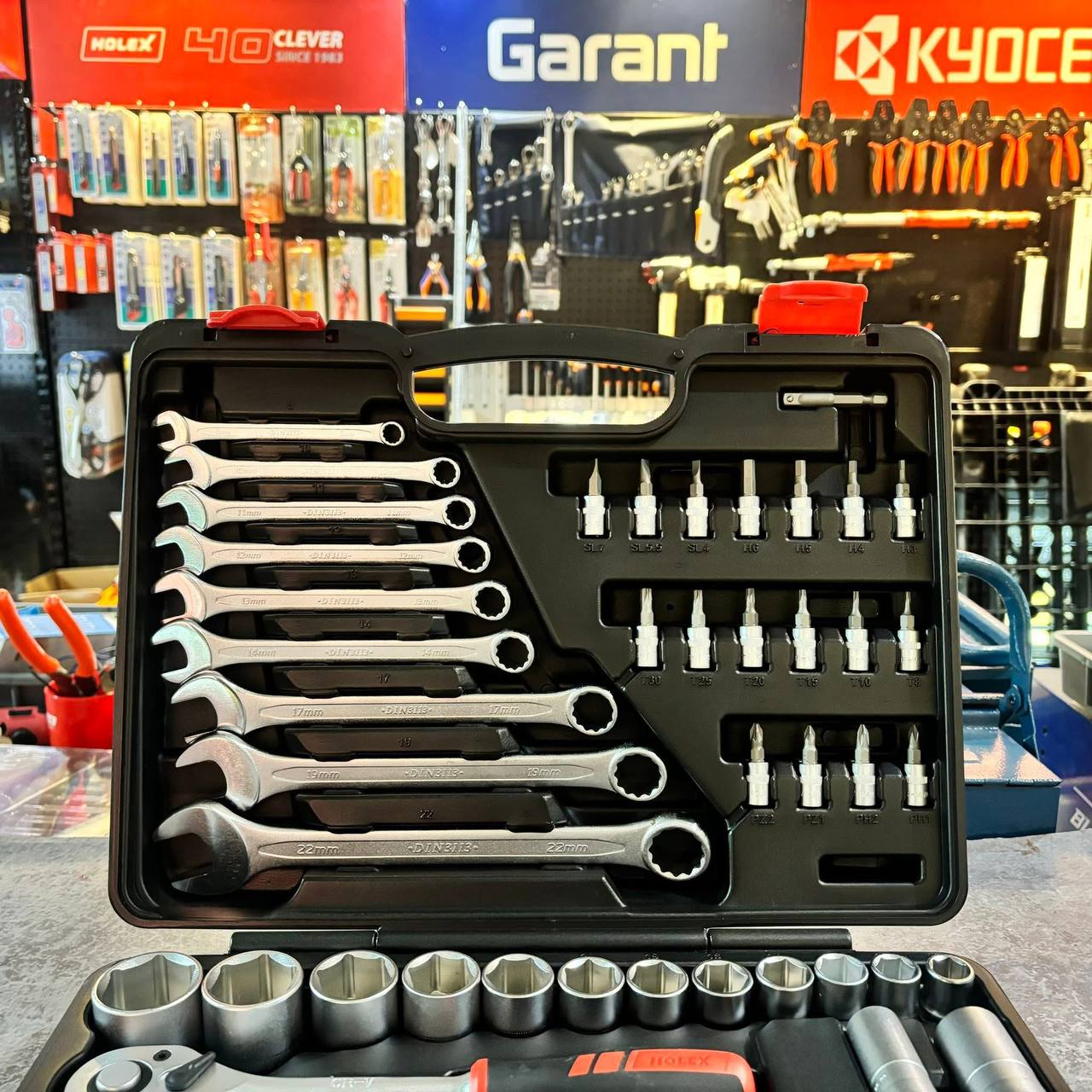 SOCKET SET 82 PCS. 1/4+1/2 - Ảnh 3