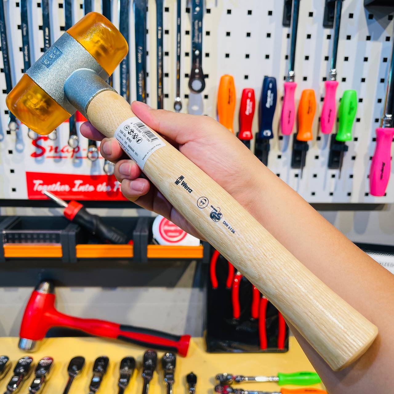BÚA ĐẦU NHỰA 50MM WERA 05000030001 - Ảnh 3