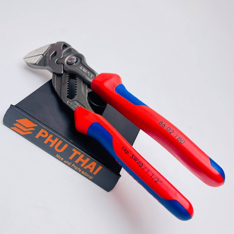 KÌM MỎ LẾCH KNIPEX CHỐNG TRƯỢT DÀI 180 MM 86 02 180 - Ảnh 5