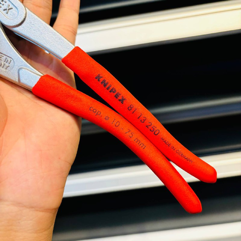KÌM KẸP ỐNG CÓ HÀM NHỰA KNIPEX DÀI 250 MM 81 13 250 - Ảnh 4