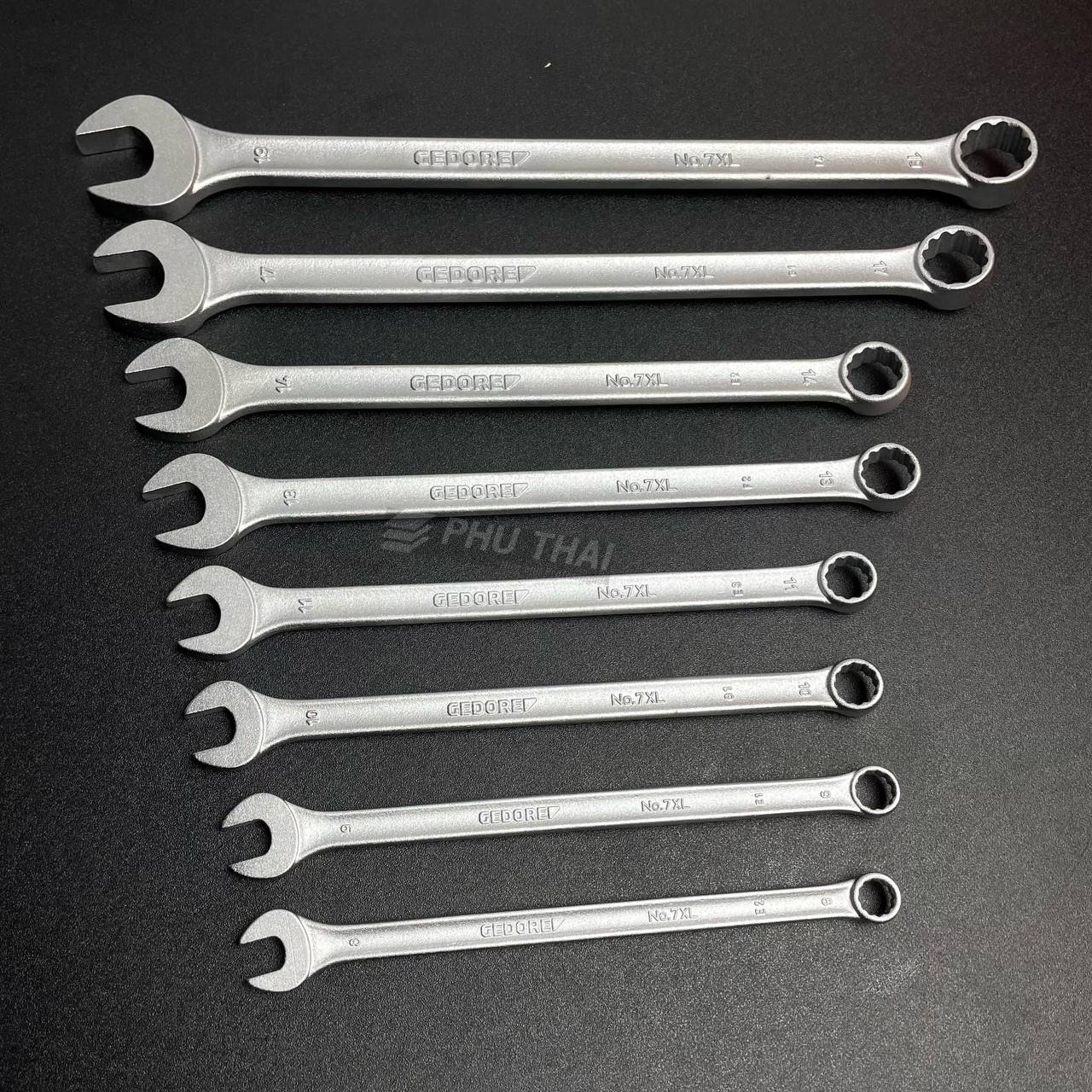 BỘ CỜ LÊ VÒNG MIỆNG No.7-XL LOẠI DÀI 8 CÂY GEDORE 6104880 - Ảnh 4