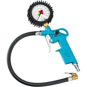 Súng bơm hơi kèm đồng hồ đo áp 0-12 bar Hazet 9041-1