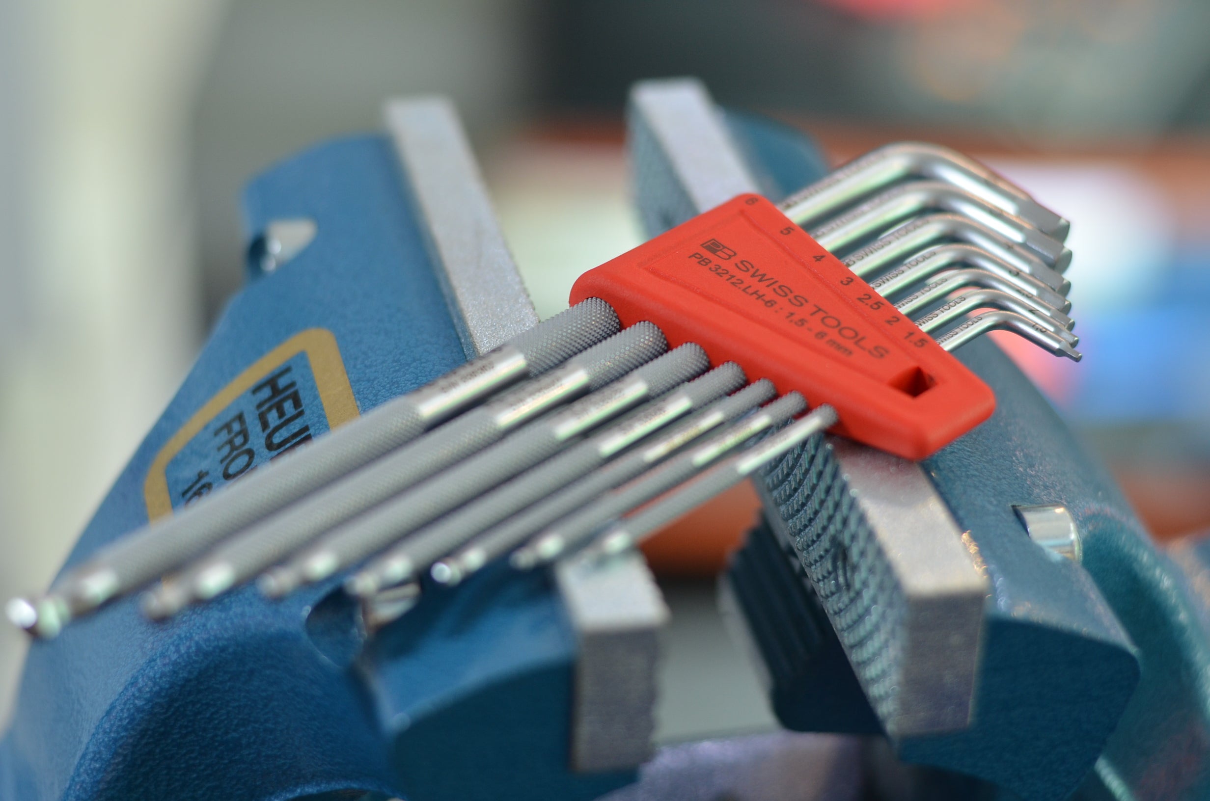 BỘ LỤC GIÁC PB SWISS TOOLS KNURLED ĐẦU BI 7 CHI TIẾT PB 3212.LH-6 - Ảnh 6