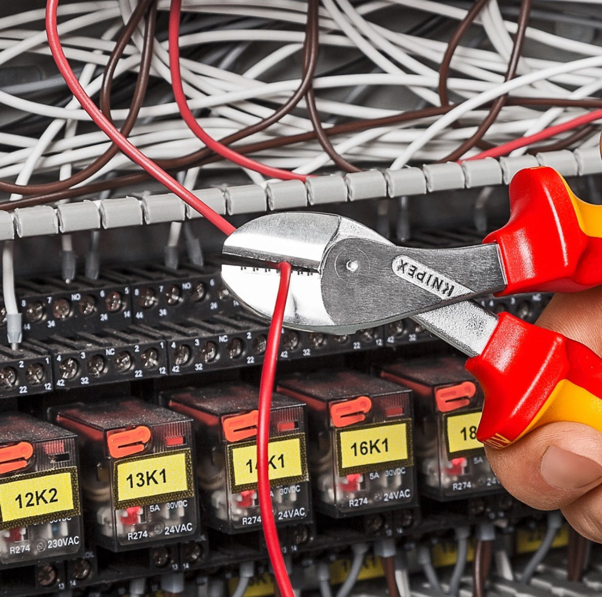 KÌM CẮT KNIPEX X-CUT® THÂN MẠ CHROME CÁCH ĐIỆN 1000V 73 06 160 - Ảnh 15