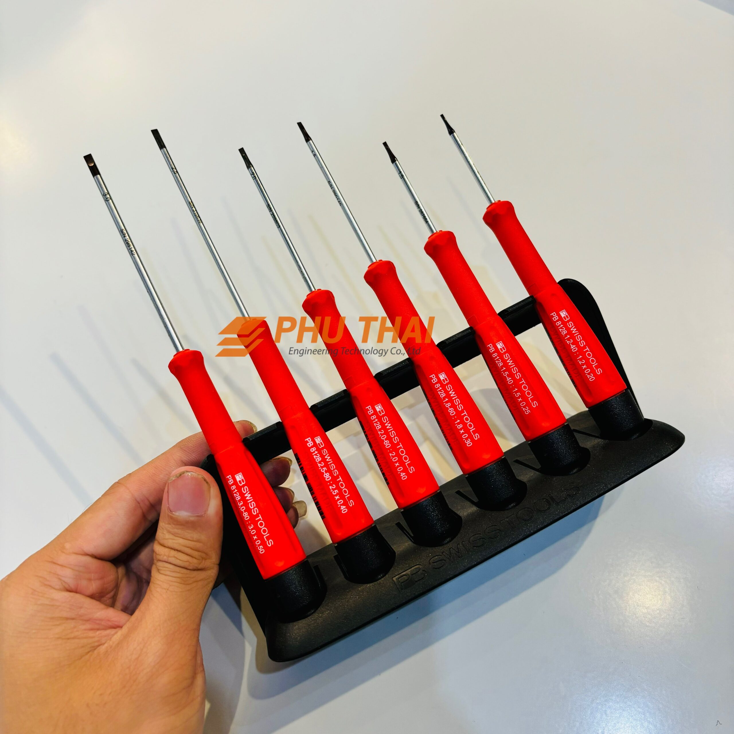 BỘ TUA VÍT 6 CHIẾC MỞ LINH KIỆN ĐIỆN TỬ MŨI DẸP PB SWISS TOOLS PB 8640 - Ảnh 3