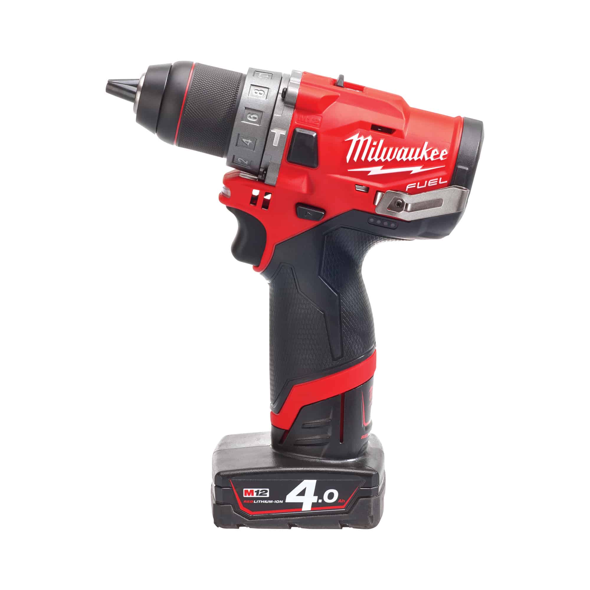 MÁY KHOAN ĐỘNG LỰC M12 FPD-402C SET (2 PIN X 4.0AH, 1 SẠC) MILWAUKEE