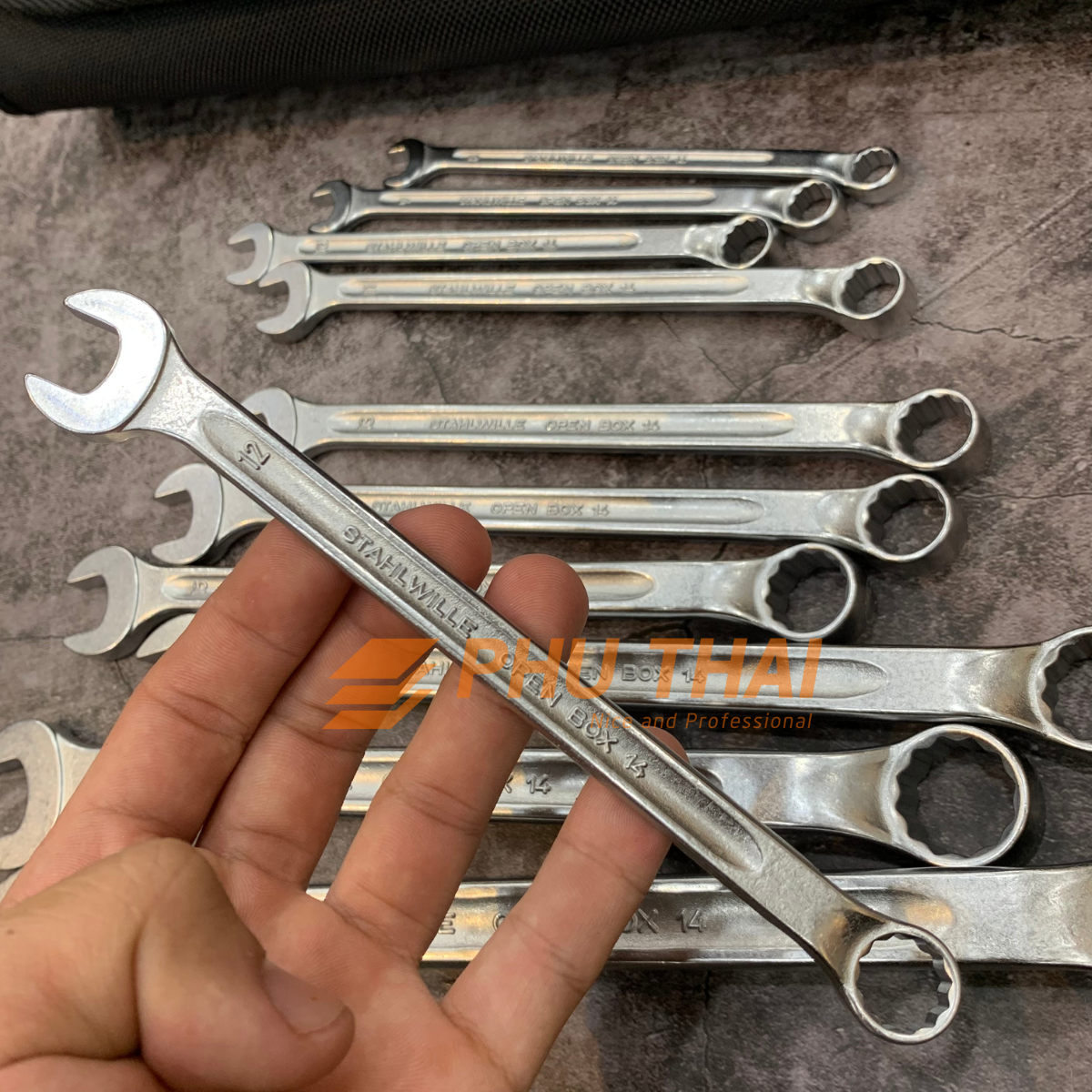 BỘ CỜ LÊ MIỆNG VÒNG STAHLWILLE 11 CÁI, 8 - 22MM no. 96401006 Box 14 - Ảnh 4