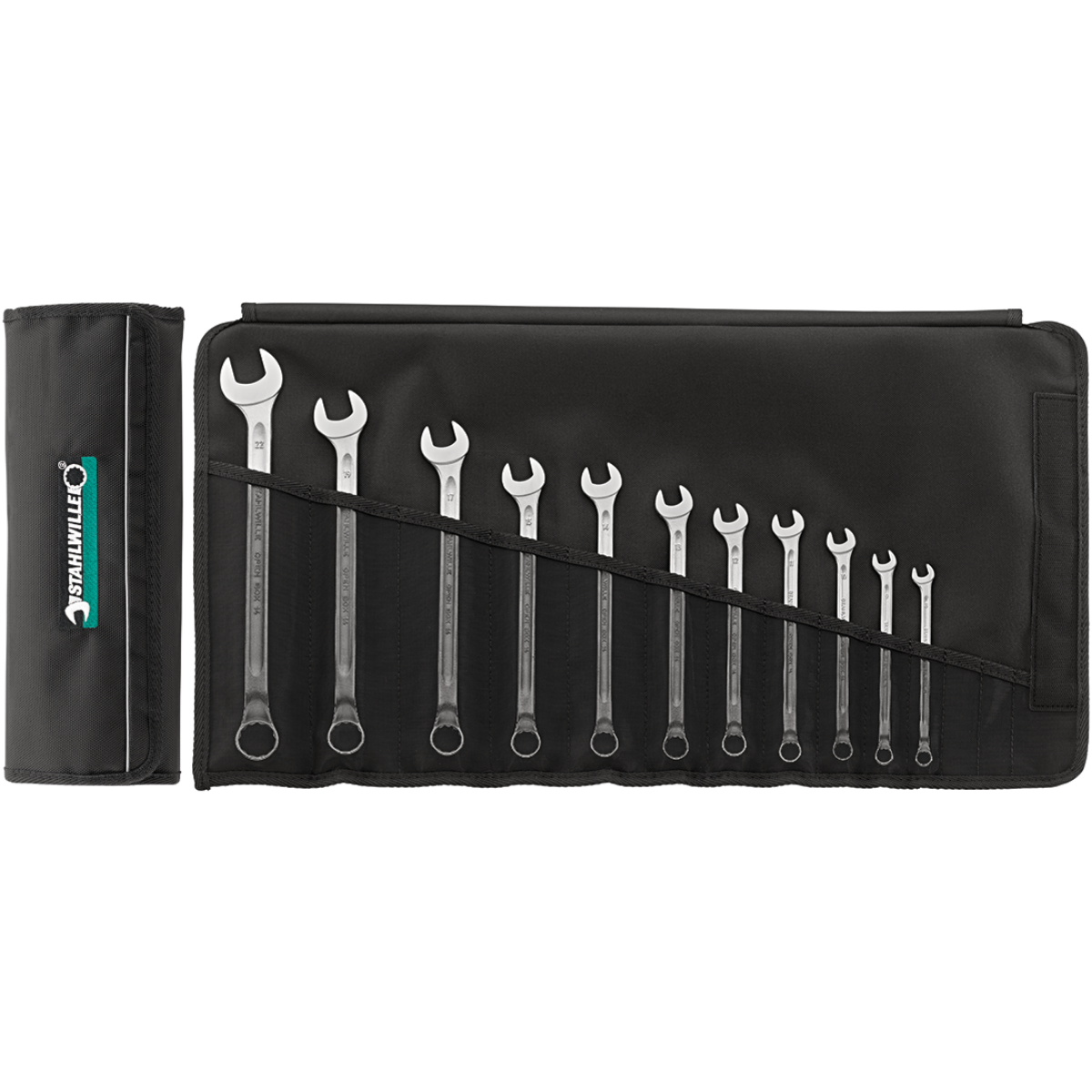 BỘ CỜ LÊ MIỆNG VÒNG STAHLWILLE 11 CÁI, 8 - 22MM no. 96401006 Box 14