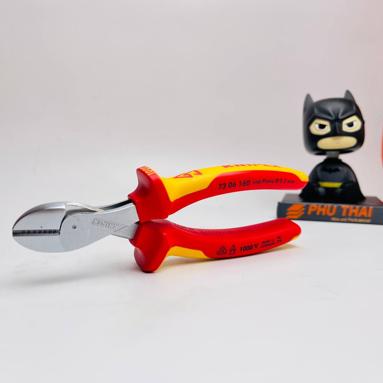 KÌM CẮT KNIPEX X-CUT® THÂN MẠ CHROME CÁCH ĐIỆN 1000V 73 06 160 - Ảnh 4