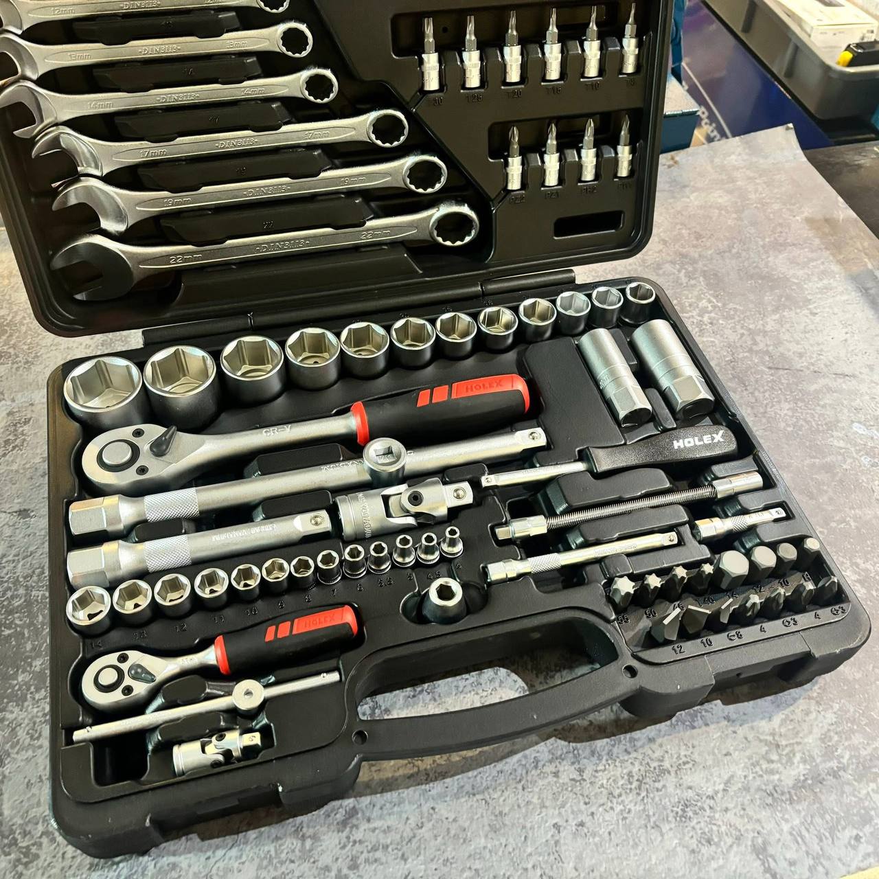 SOCKET SET 82 PCS. 1/4+1/2 - Ảnh 4