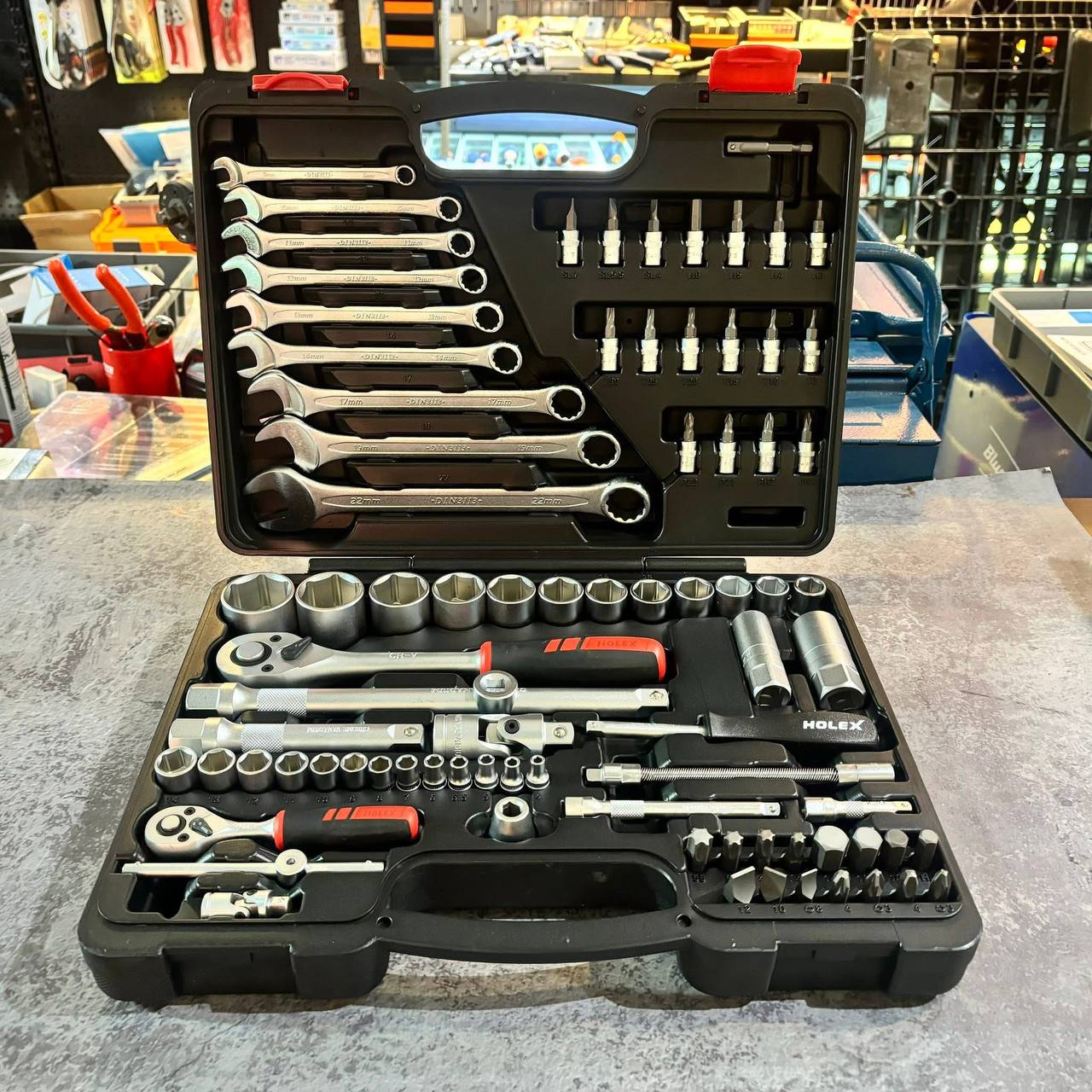 SOCKET SET 82 PCS. 1/4+1/2 - Ảnh 5