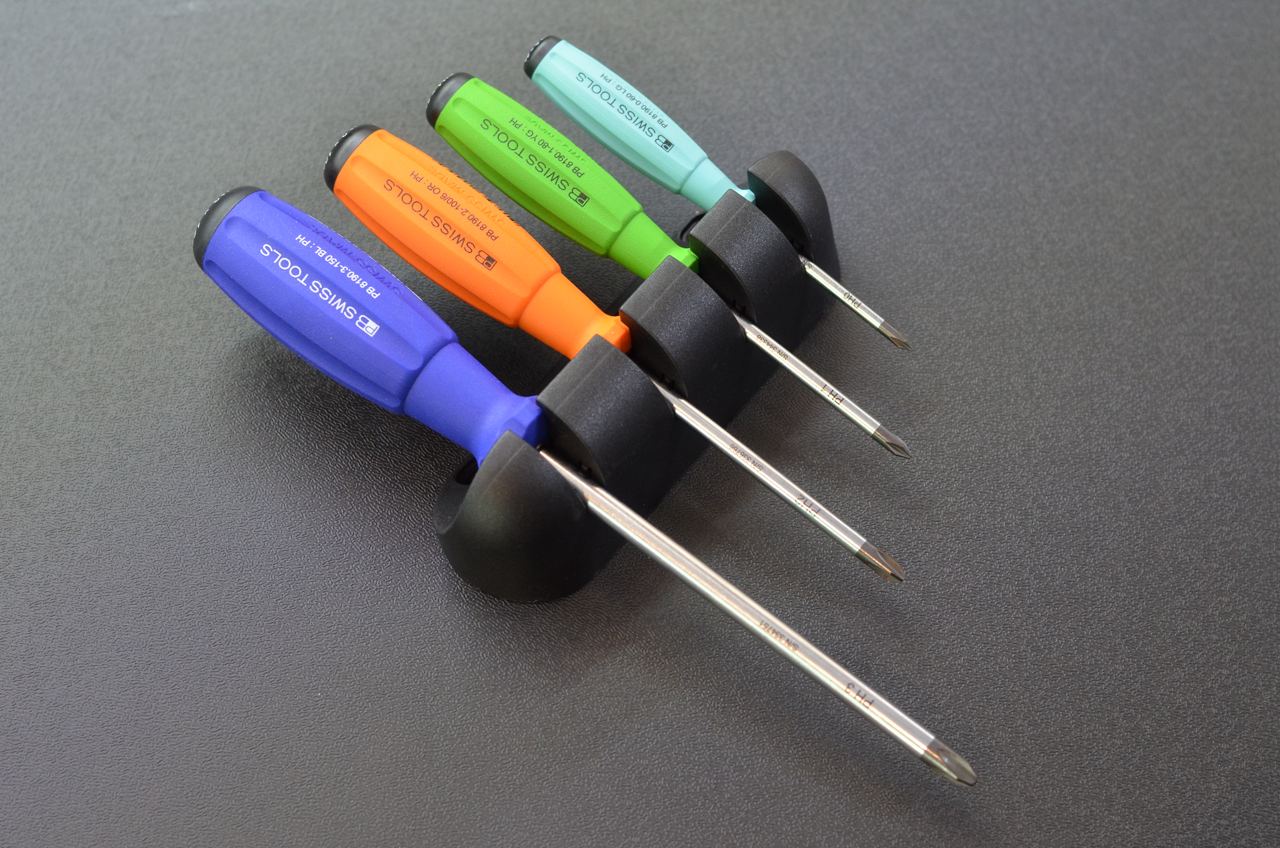 BỘ TUA VÍT PB SWISS TOOLS 4 CÂY POZIDRIV VỚI TAY CẦM SWISSGRIP PB 8243.RB - Ảnh 7