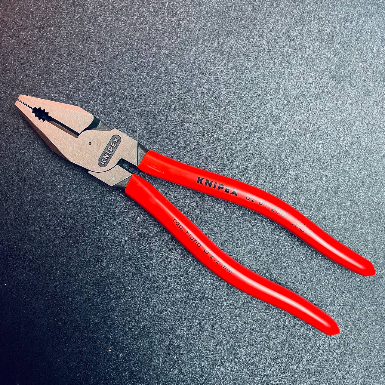 KÌM HẠNG NẶNG COMBI KNIPEX, ĐƯỢC ĐÁNH BÓNG, DÀI 200MM 02 01 200 - Ảnh 6
