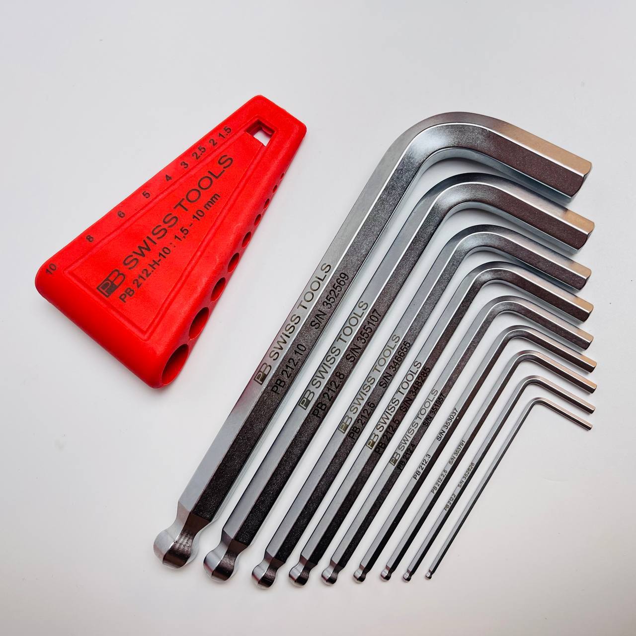 BỘ LỤC GIÁC DẠNG NGẮN GỒM 9 CÂY PB SWISS TOOLS PB 212.H-10 - Ảnh 6