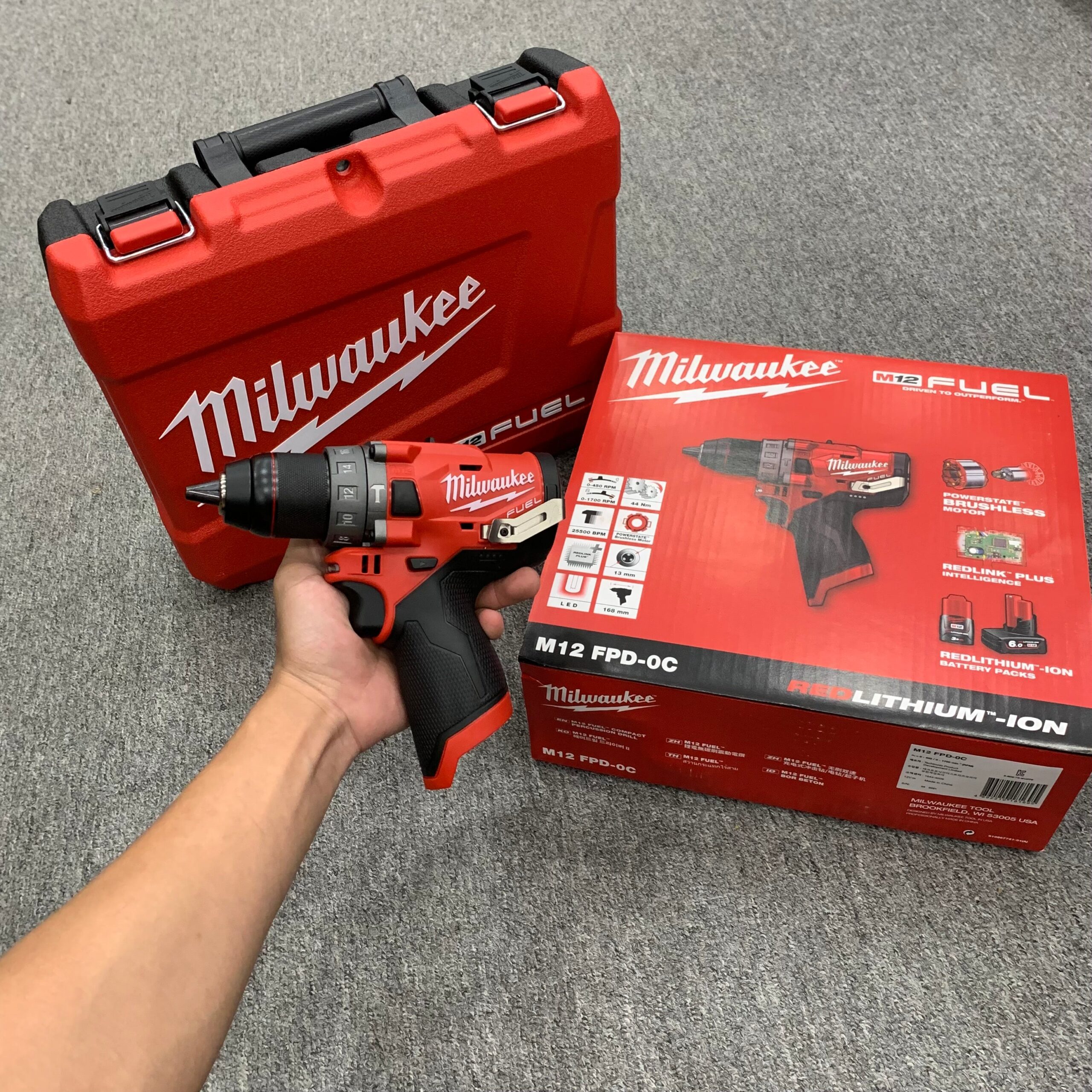 MÁY KHOAN ĐỘNG LỰC MILWAUKEE M12 FPD 3 CHỨC NĂNG - Ảnh 3