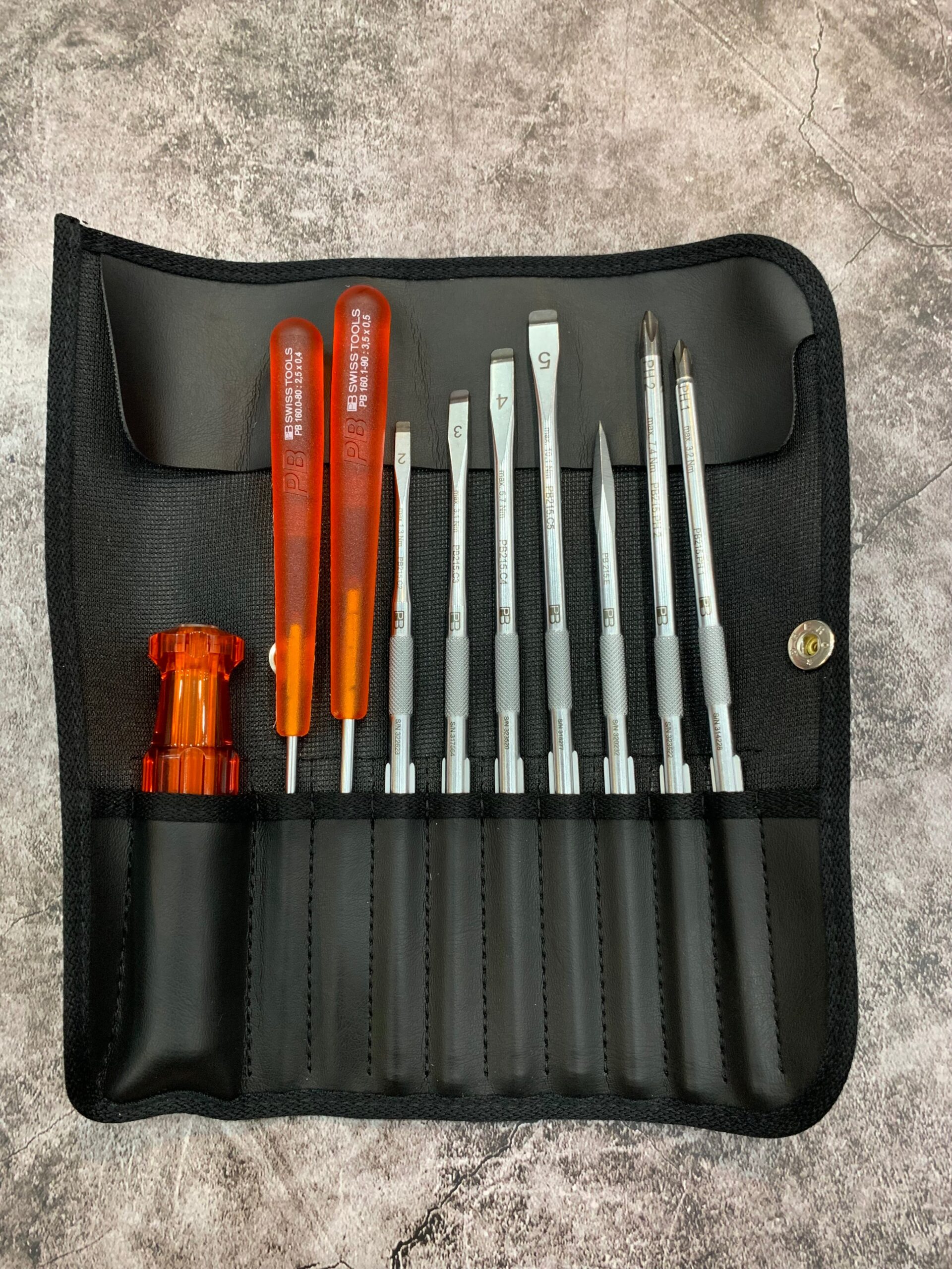 Bộ tua vít cán Classic đựng trong bao da PB 215.L 25 PB SWISS TOOLS L60060 1941 - Ảnh 3