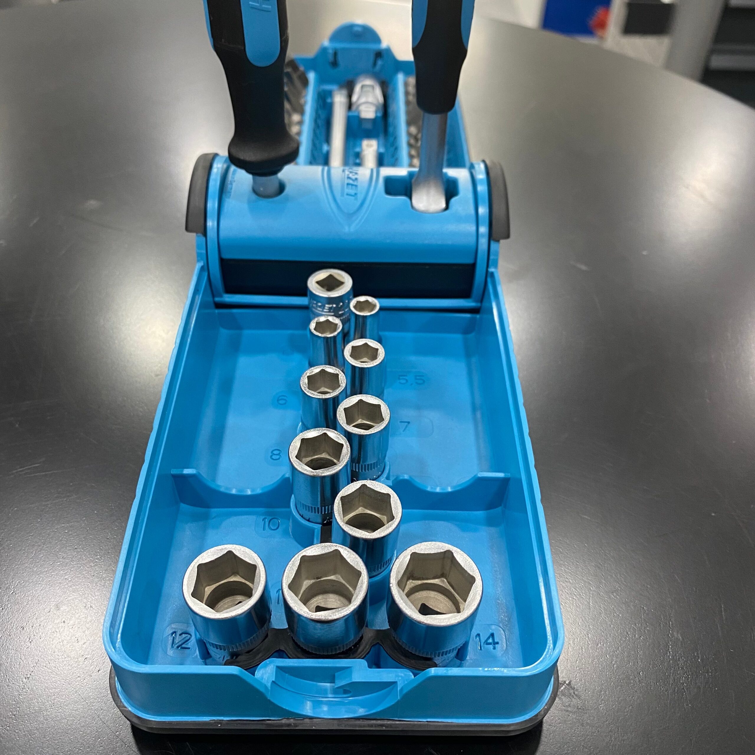BỘ CẦN SIẾT, SOCKET VÀ ĐẦU BITS 1/4 INCH, 38 CHI TIẾT HAZET® - Ảnh 12