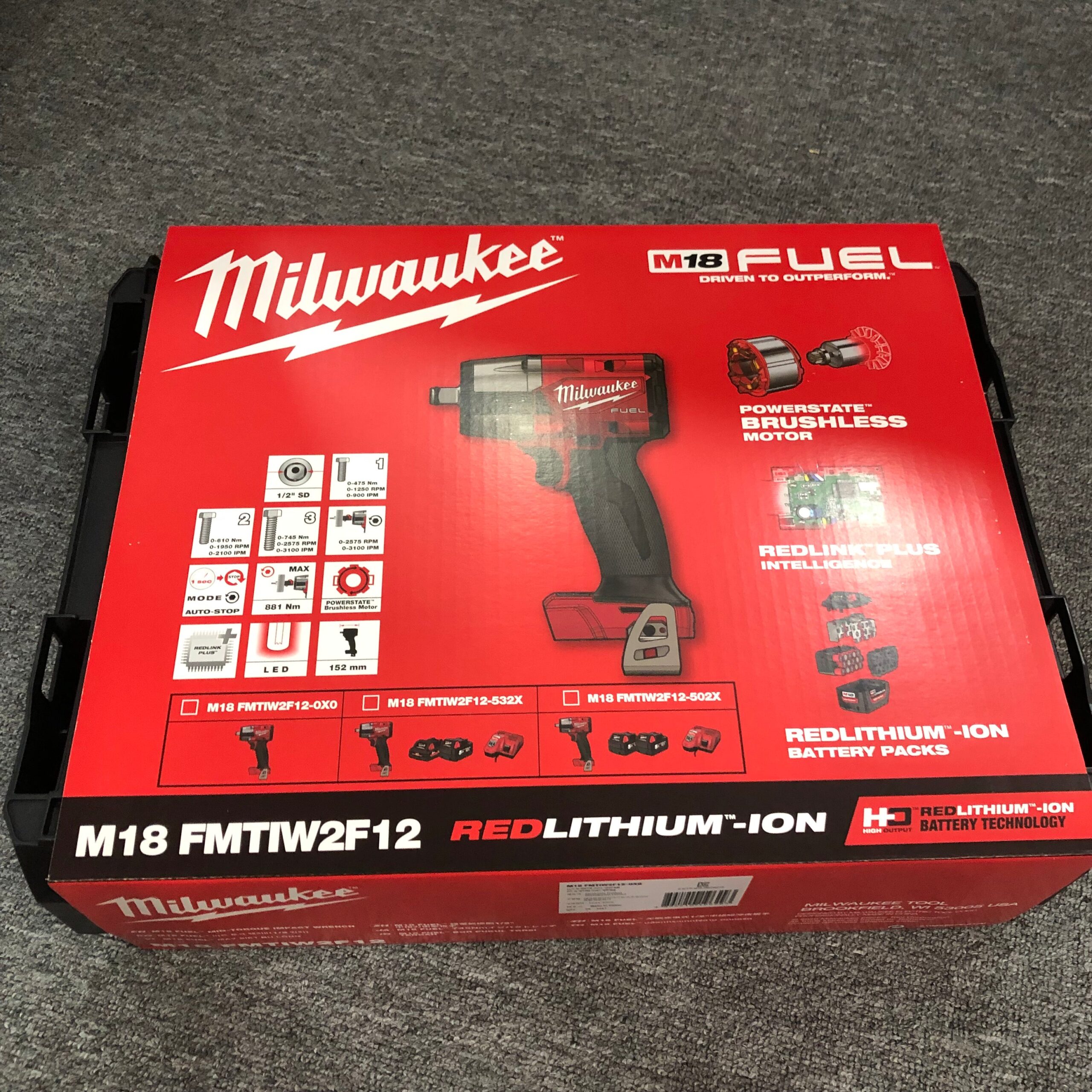 Thân Máy siết bu lông M18 FMTIW2F12 MILWAUKEE - Ảnh 3