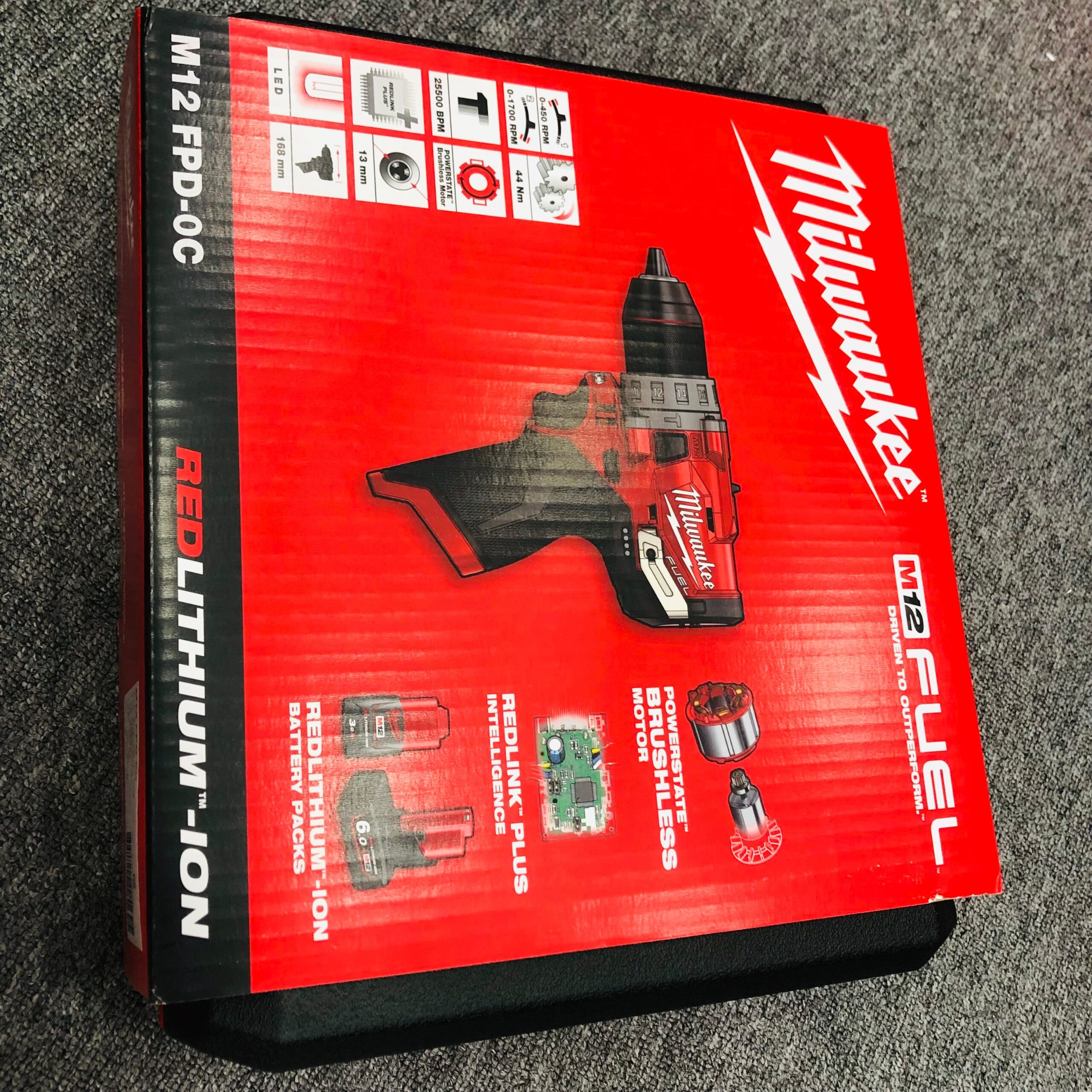 MÁY KHOAN ĐỘNG LỰC M12 FPD-402C SET (2 PIN X 4.0AH, 1 SẠC) MILWAUKEE - Ảnh 6