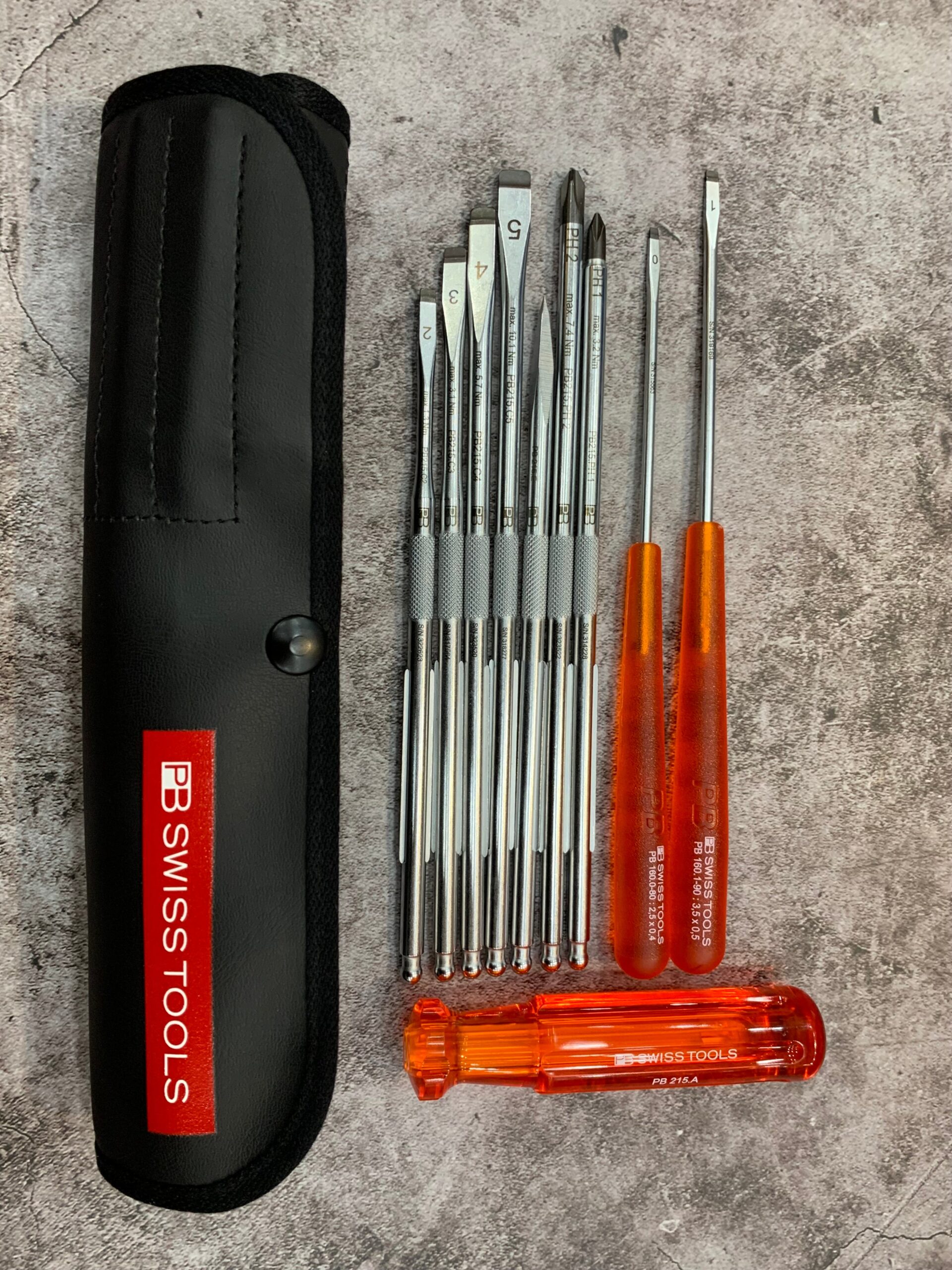 Bộ tua vít cán Classic đựng trong bao da PB 215.L 25 PB SWISS TOOLS L60060 1941 - Ảnh 4