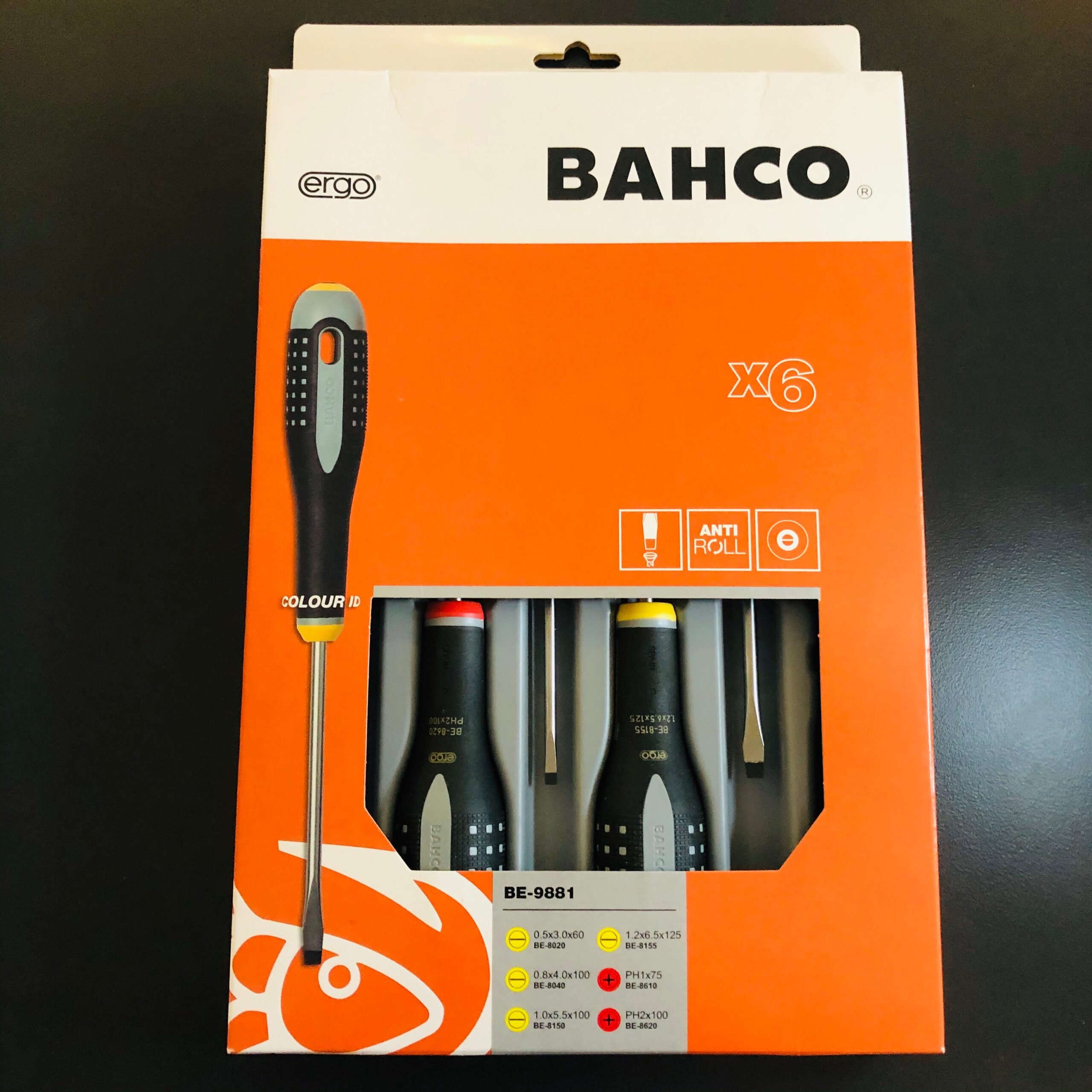 BỘ 6 TUA VÍT CAO CẤP BAHCO TAY CẦM ERGO, 4 ĐẦU DẸP VÀ 2 ĐẦU PHILLIPS - Ảnh 6
