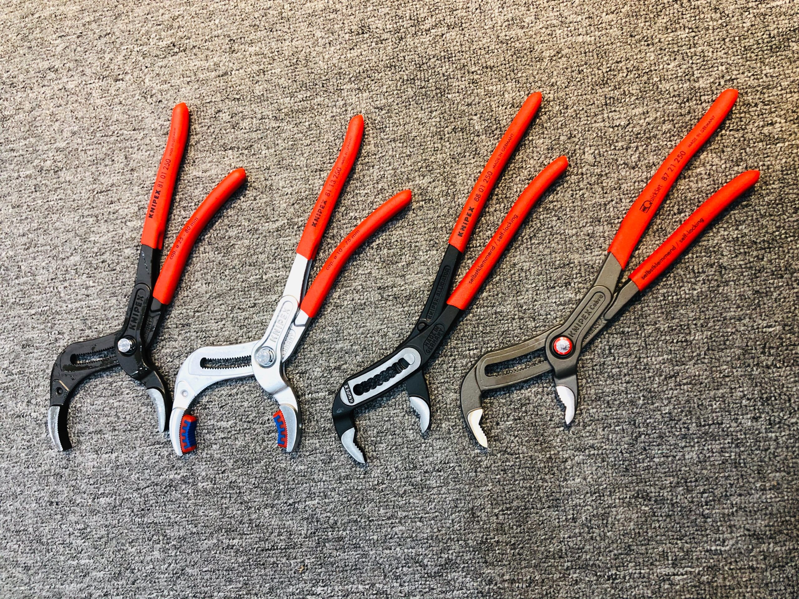 KÌM KẸP ỐNG CÓ HÀM NHỰA KNIPEX DÀI 250 MM 81 13 250 - Ảnh 8