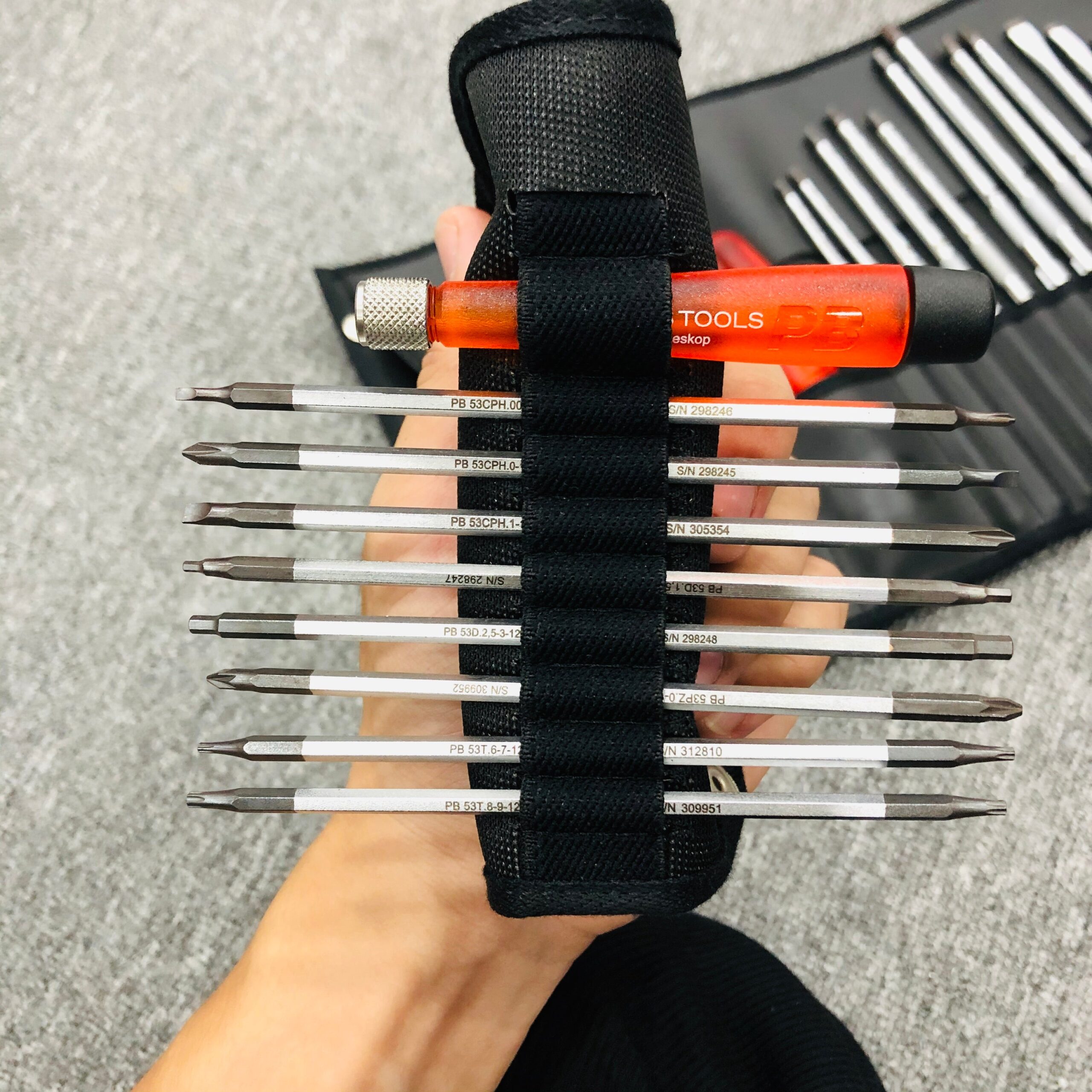 BỘ TUA VÍT THAY ĐẦU PB SWISS TOOLS 25 CHI TIẾT PB 6515.Ho - Ảnh 5
