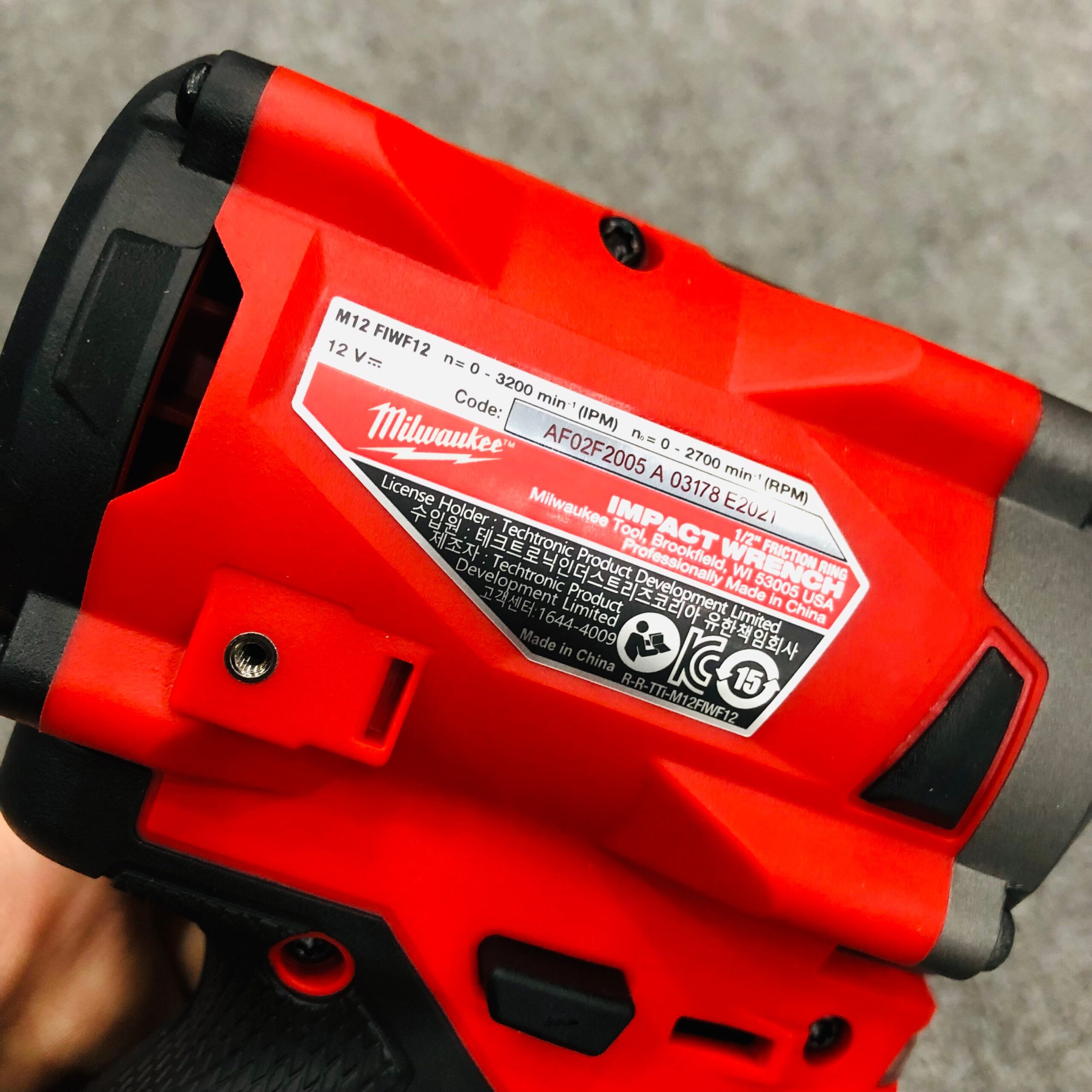 MÁY SIẾT BU LÔNG M12 FIWF12-0C (BARE) MILWAUKEE - Ảnh 10