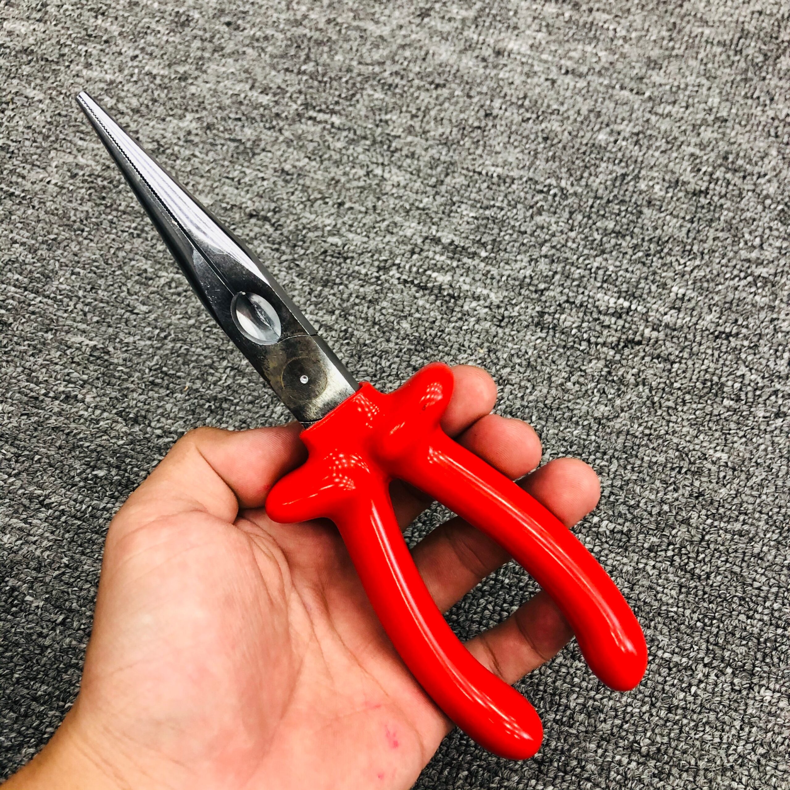 KÌM MŨI NHỌN KNIPEX DÀI 200 MM TAY CẦM ĐÚC CÁCH ĐIỆN 1000 V 26 17 200 - Ảnh 4