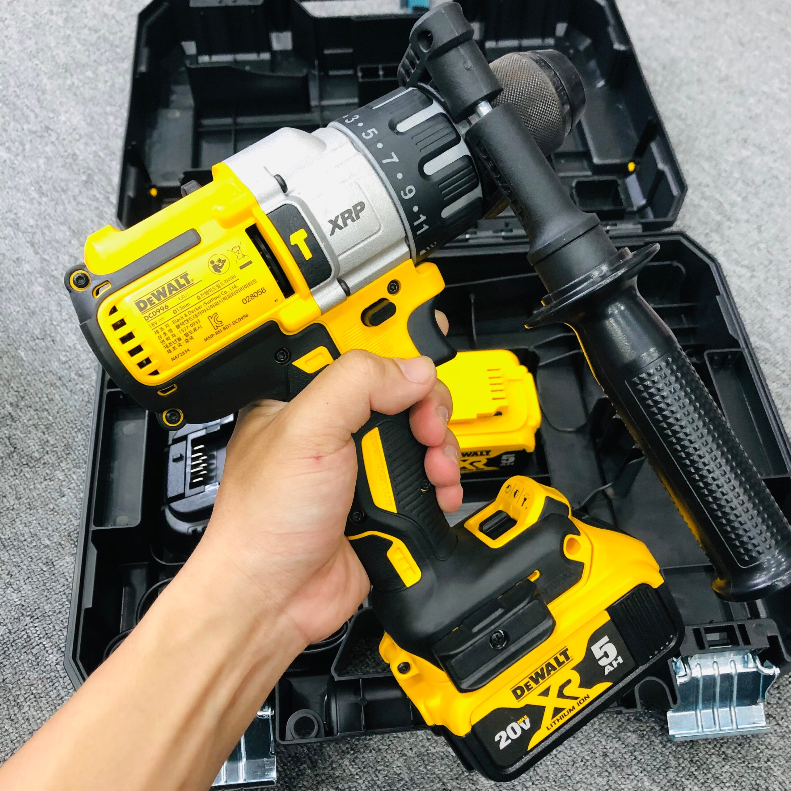 MÁY KHOAN PIN ĐỘNG LỰC DEWALT DCD996P2 18V - Ảnh 3