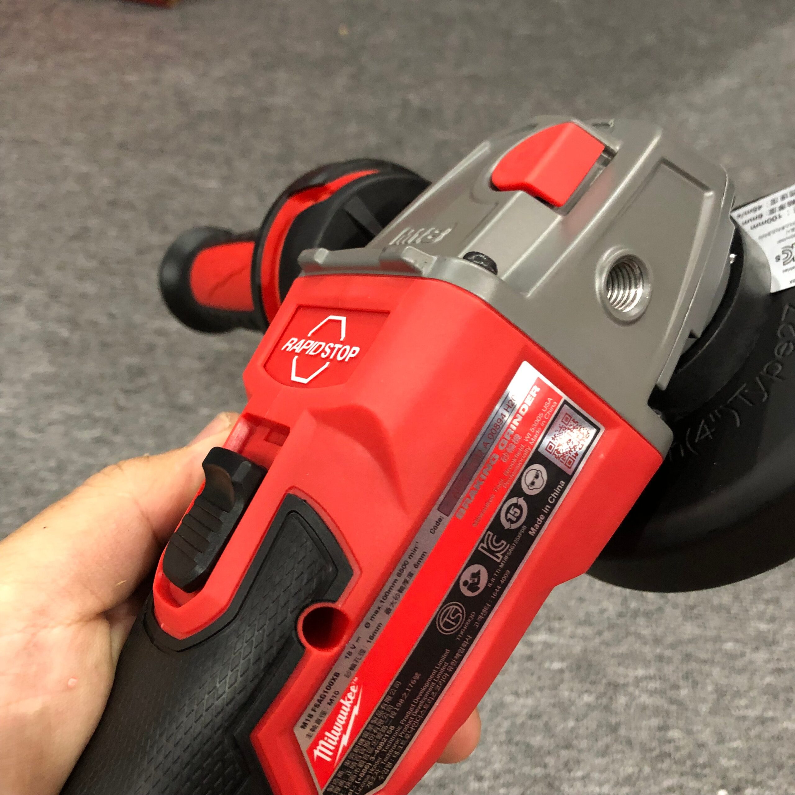 Máy mài góc MILWAUKEE M18 FSAG100XB - Ảnh 7