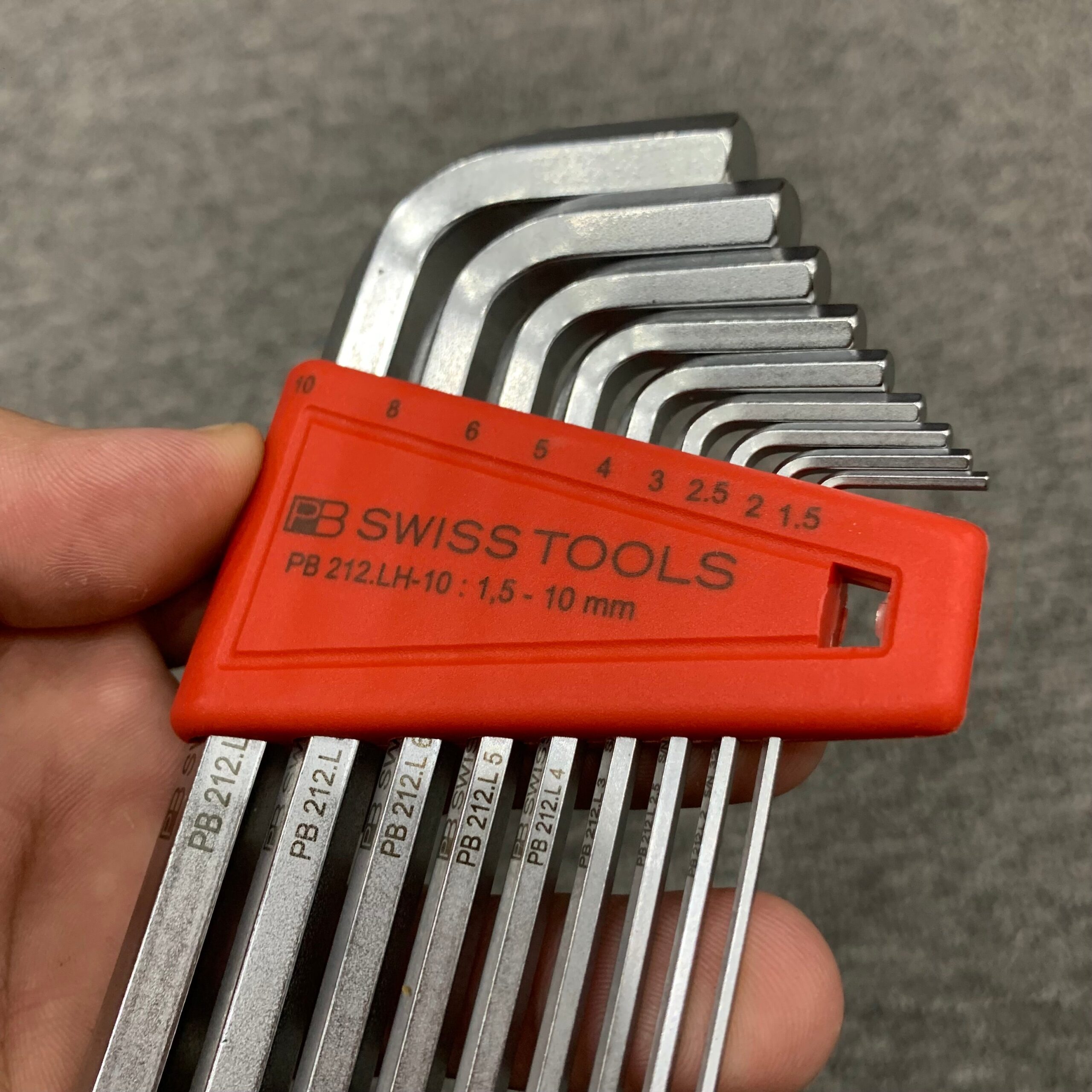 BỘ LỤC GIÁC CHỮ L PB SWISS TOOLS 9 CHI TIẾT MẠ CHROME PB 212.LH-10 - Ảnh 5