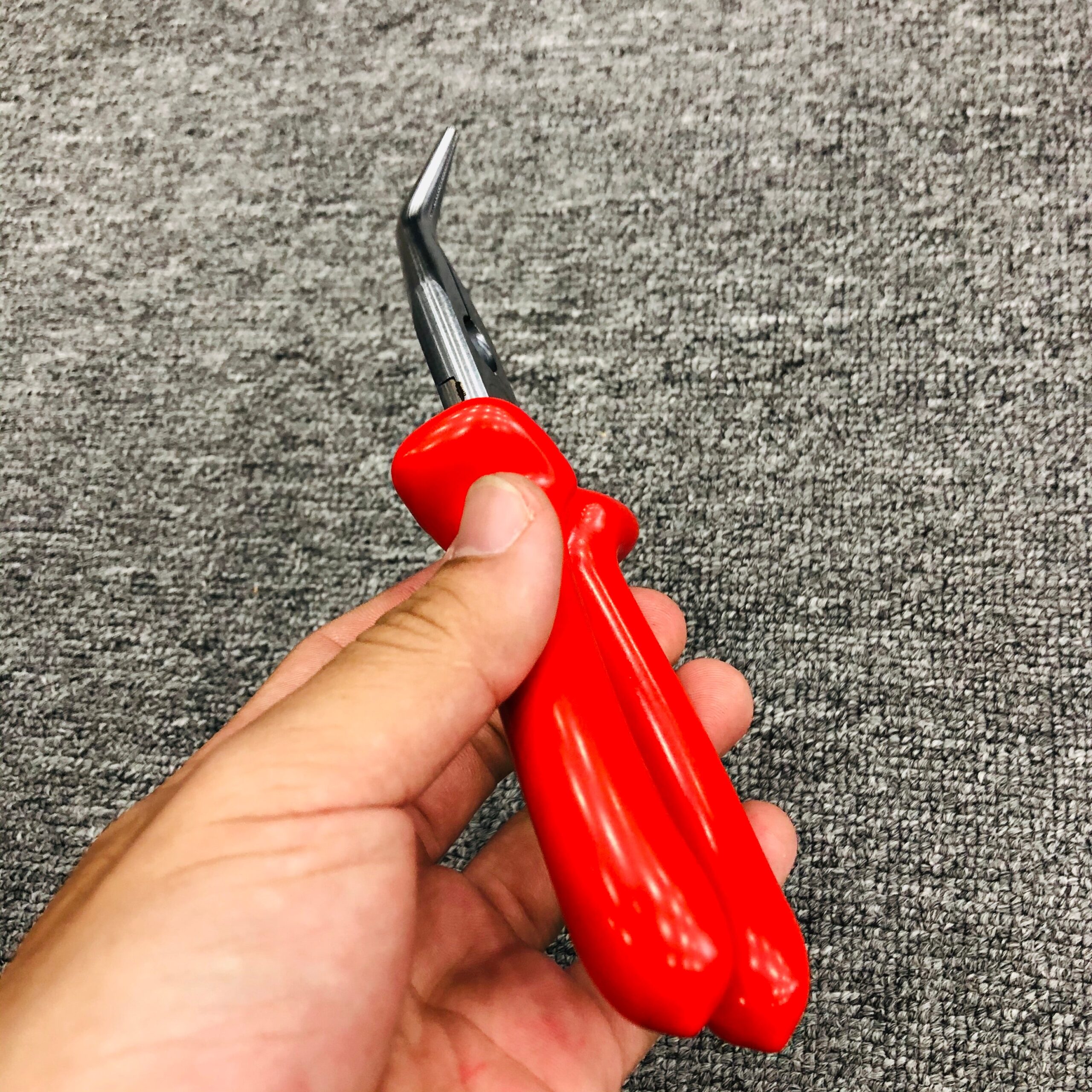 KÌM MŨI CONG KNIPEX DÀI 200 MM TAY CẦM ĐÚC CÁCH ĐIỆN 1000 V 26 27 200 - Ảnh 4