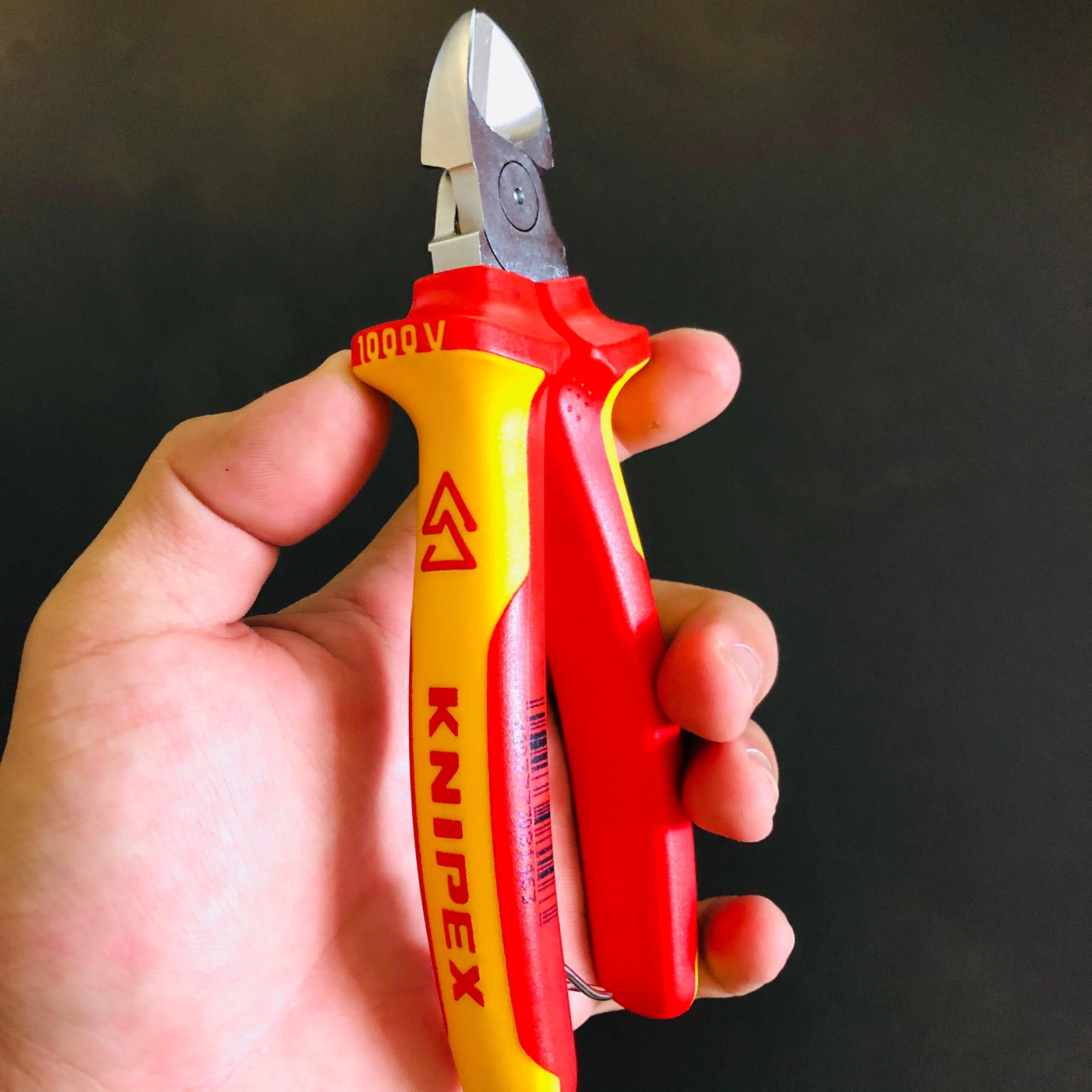KÌM CẮT KNIPEX DÀI 160 MM CÁCH ĐIỆN 1000 V CÓ VÒNG GẮN DÂY AN TOÀN 70 06 160 T - Ảnh 9
