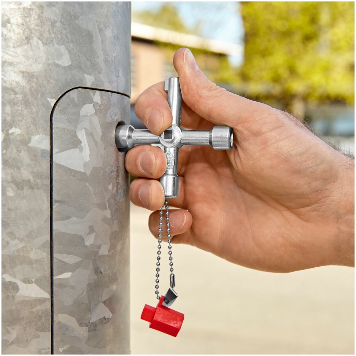 CHÌA KHOÁ TỦ CABINET KNIPEX 00 11 03 - Ảnh 3