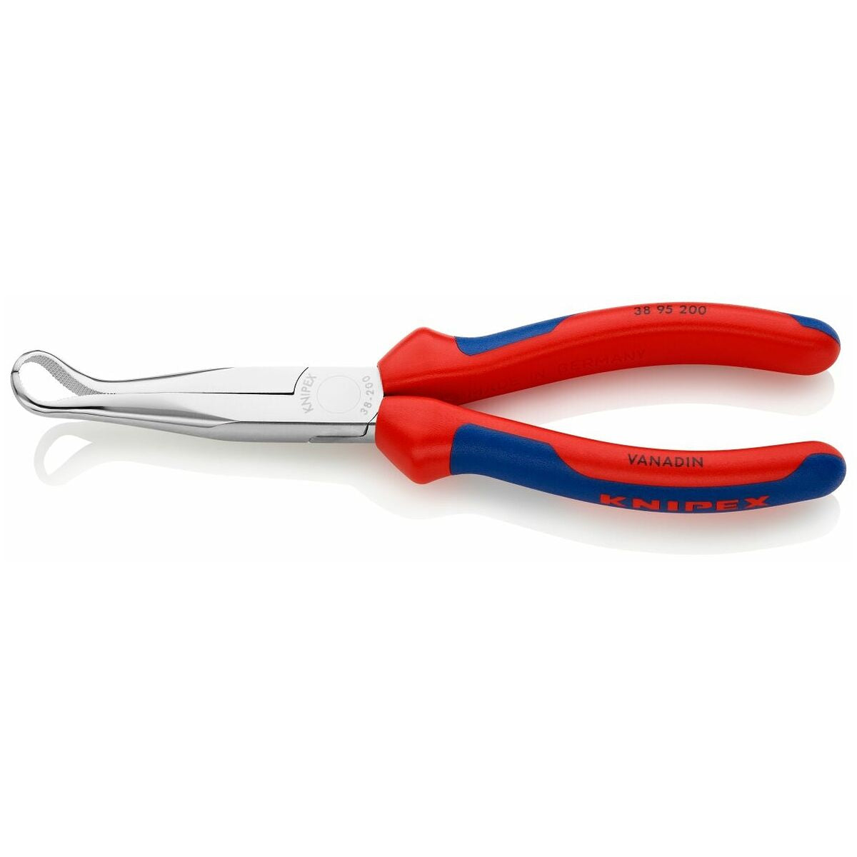 KÌM MŨI CONG DẠNG TRÒN DÀI MẠ CHROME 200MM KNIPEX 38 95 200 - Ảnh 3