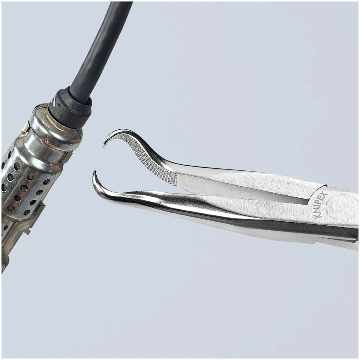 KÌM MŨI CONG DẠNG TRÒN DÀI MẠ CHROME 200MM KNIPEX 38 95 200 - Ảnh 5
