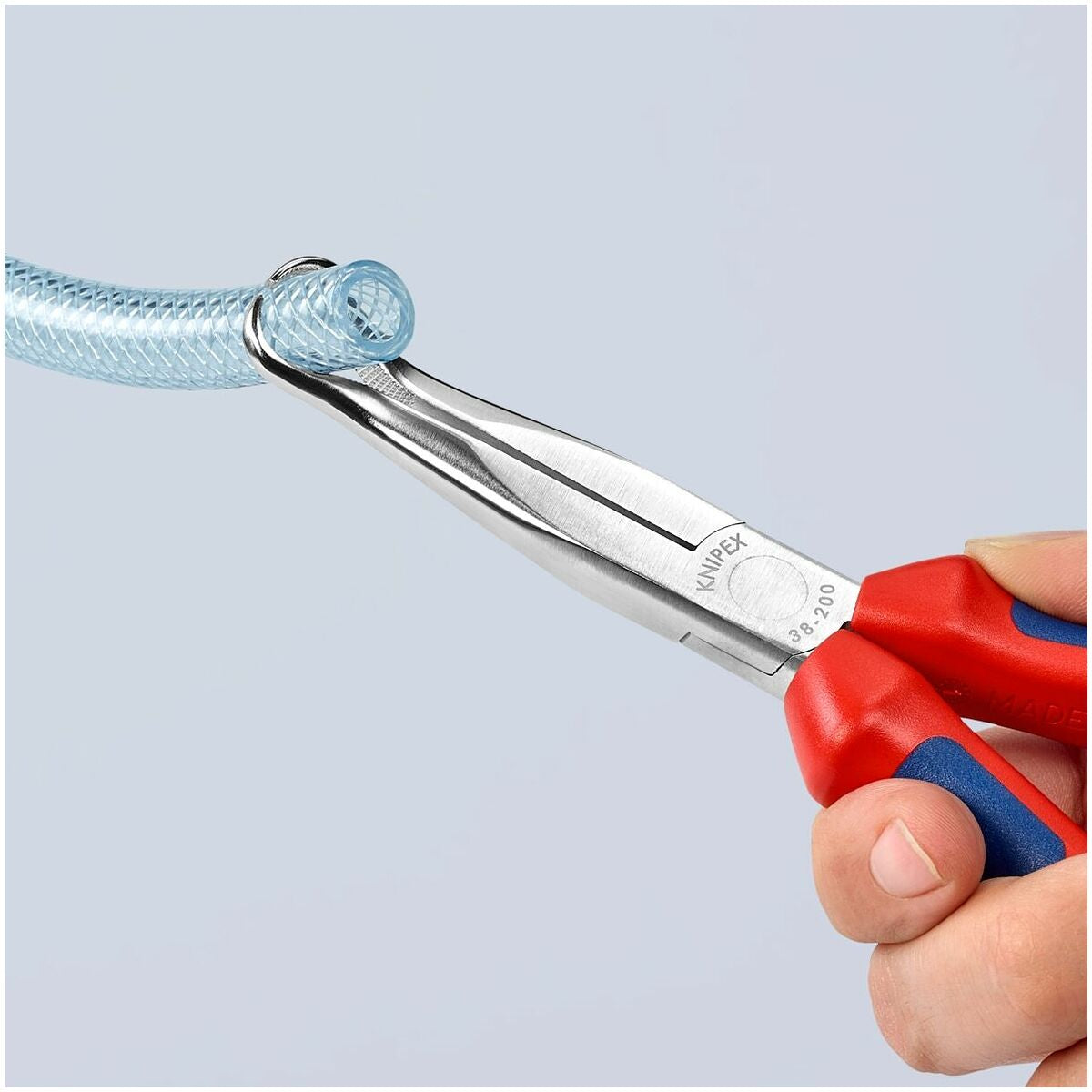 KÌM MŨI CONG DẠNG TRÒN DÀI MẠ CHROME 200MM KNIPEX 38 95 200 - Ảnh 4