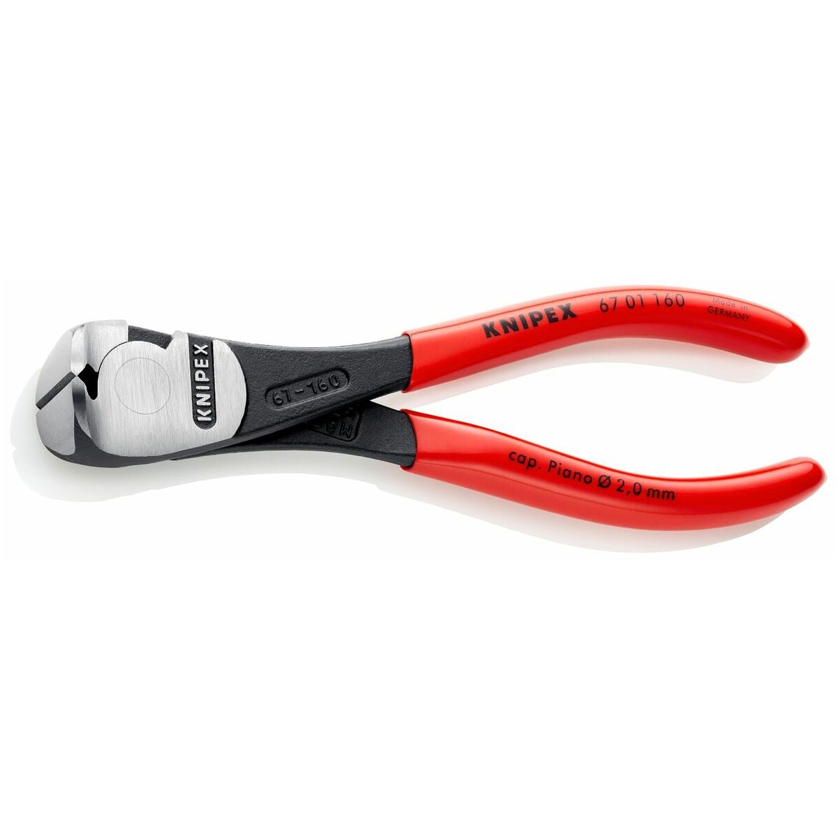 KÌM CẮT DÀI 160MM CÁN BỌC NHỰA BÓNG KNIPEX 67 01 160 - Ảnh 6