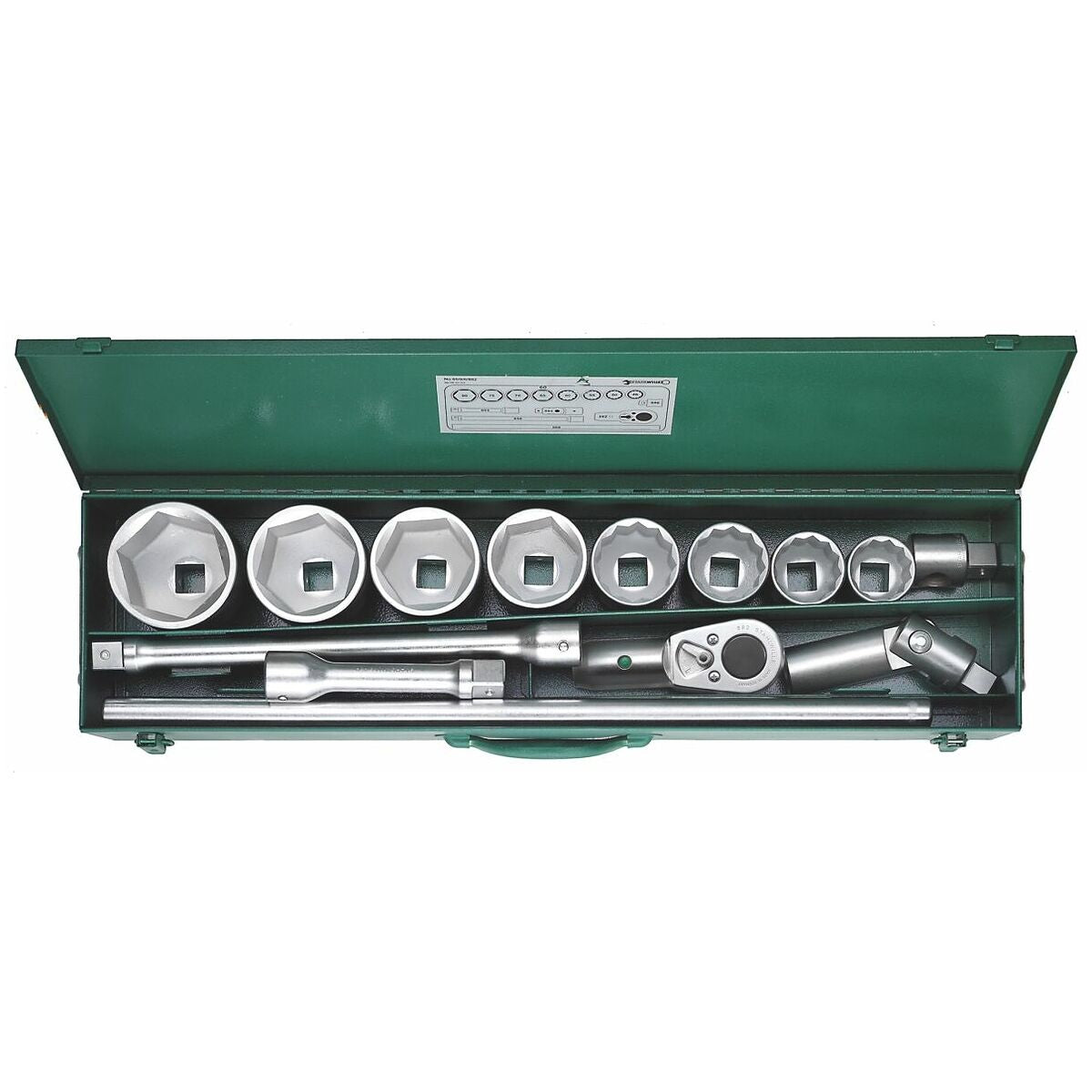 SOCKET SET 1 SQ/DR 14 PCS