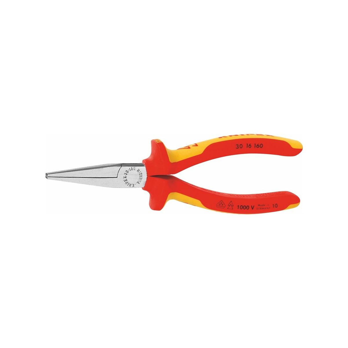 KÌM MŨI NHỌN ĐẦU BẰNG CÁCH ĐIỆN 1000V KNIPEX® 30 16 160