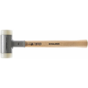 BÚA KHÔNG NẢY ĐẦU NHỰA CÁN GỖ 50MM HALDER 755100 50